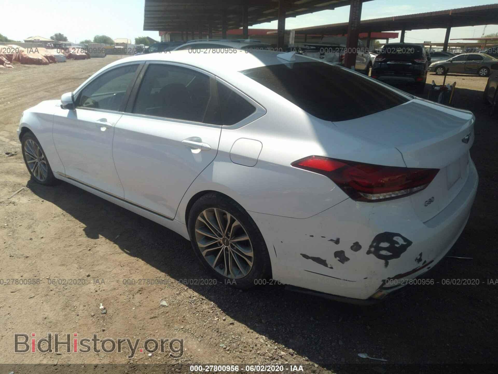 2017 GENESIS G80 - VIN: KMHGN4JE5HU172123 - Фото 3
