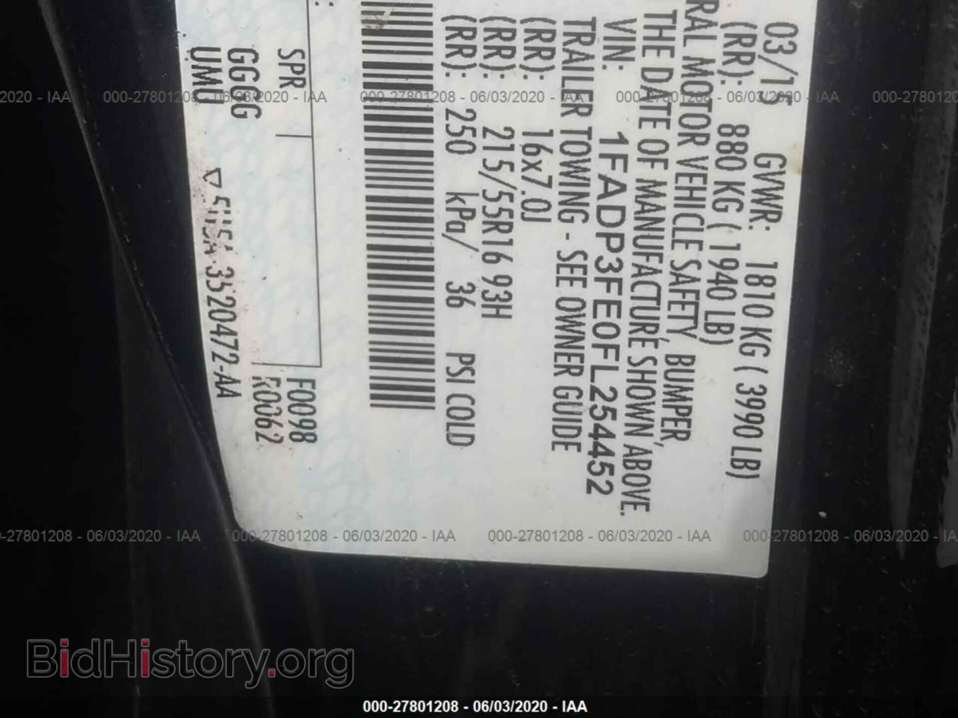 2015 FORD FOCUS - VIN: 1FADP3FE0FL254452 - Photo 9