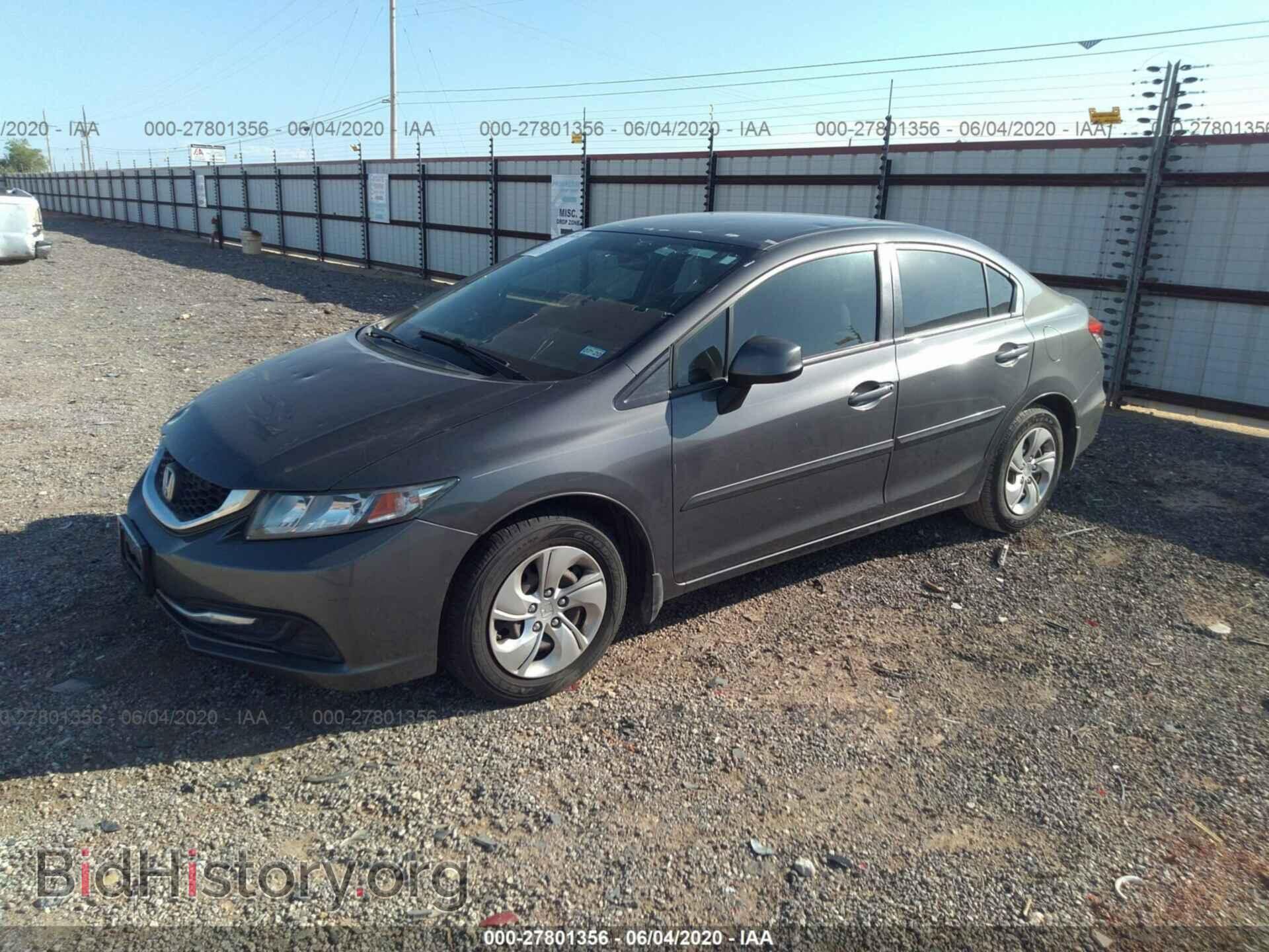 2013 HONDA CIVIC - VIN: 2HGFB2F51DH565489 - Фото 2