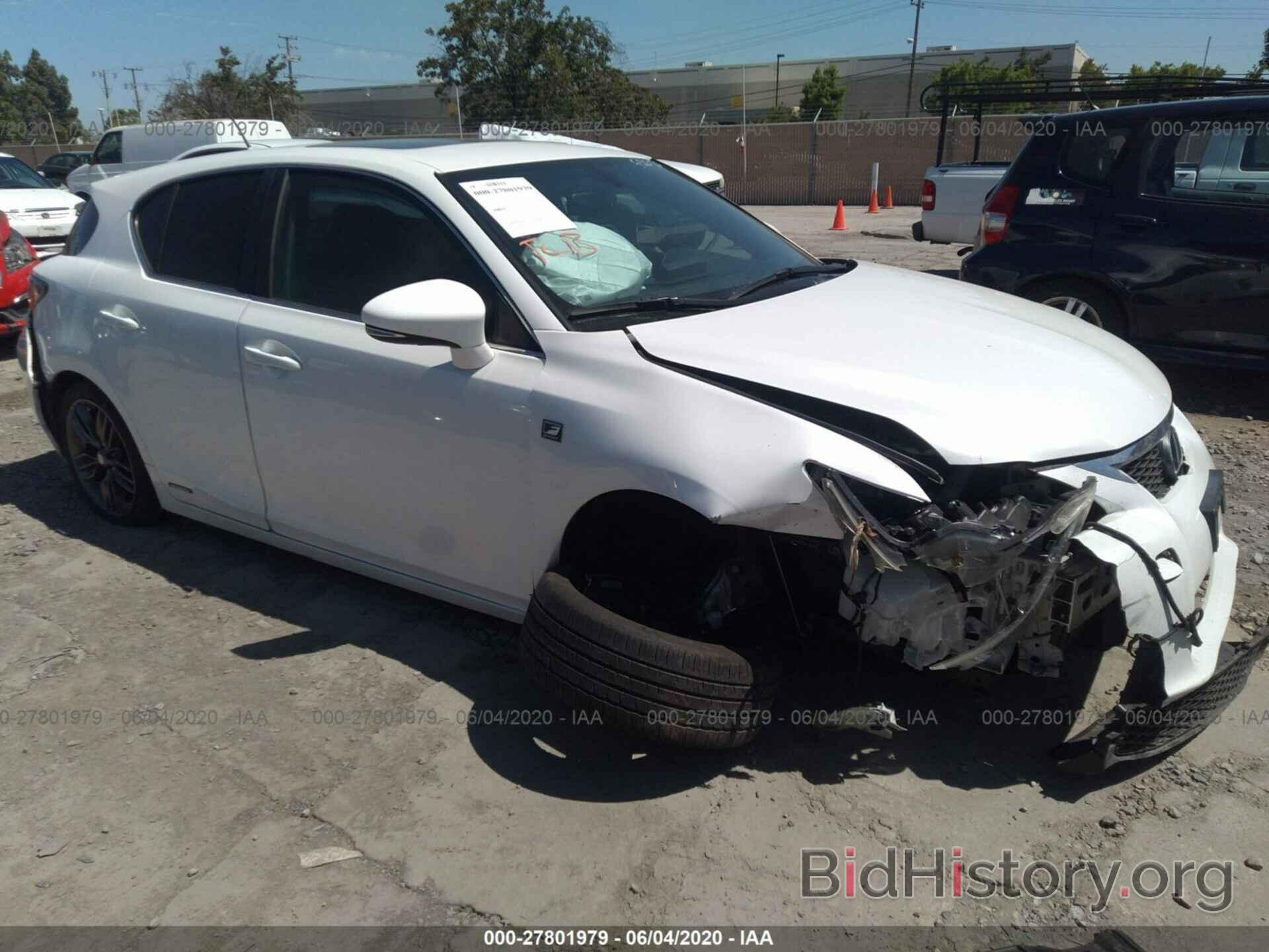 Photo JTHKD5BH0C2059196 - LEXUS CT 200H 2012