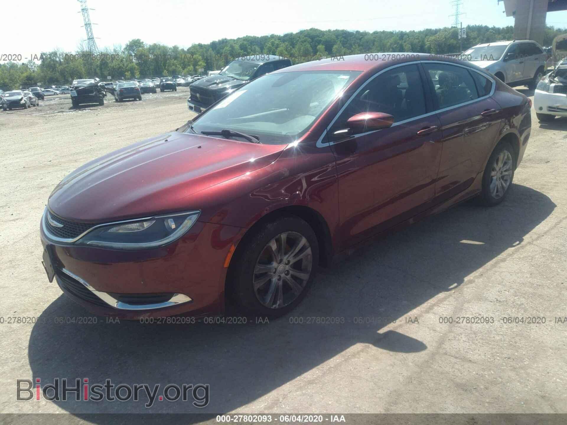 2015 CHRYSLER 200 - VIN: 1C3CCCAB6FN662428 - Фото 2