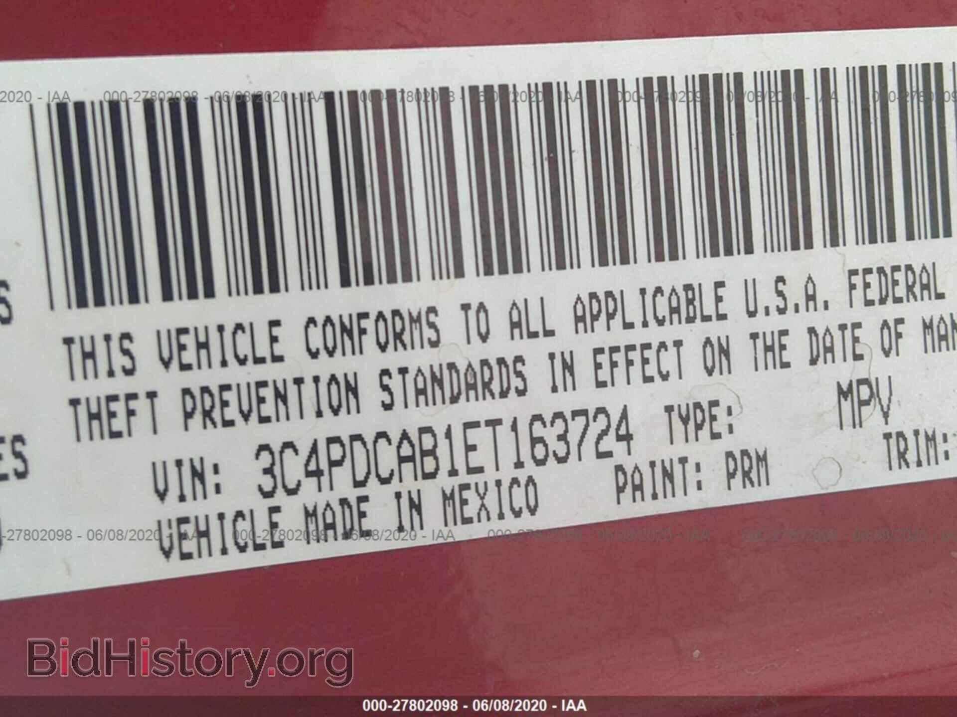 2014 DODGE JOURNEY - VIN: 3C4PDCAB1ET163724 - Фото 9