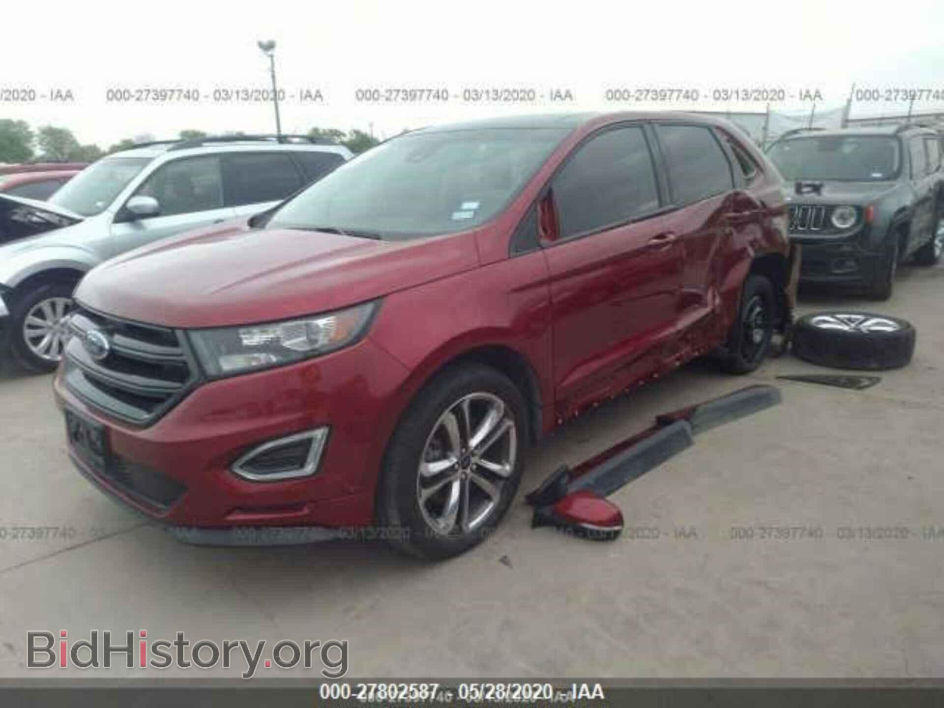 2016 FORD EDGE - VIN: 2FMPK4AP3GBC10995 - Фото 2