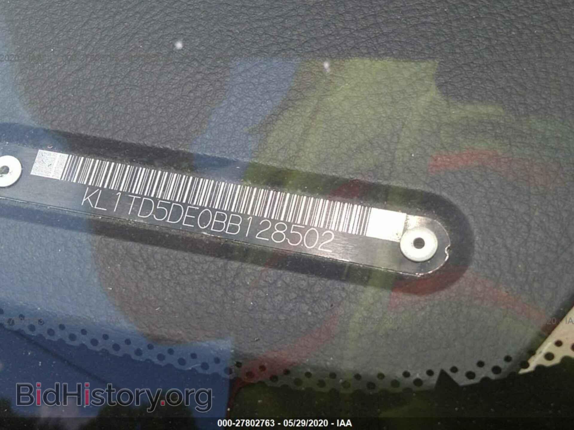 2011 CHEVROLET AVEO - VIN: KL1TD5DE0BB128502 - Фото 9
