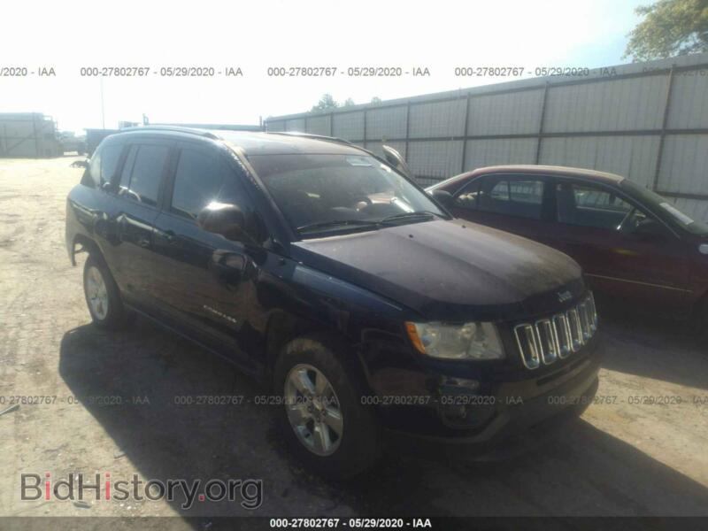 2012 Jeep COMPASS Sport (VIN 1C4NJCBB5CD657103) — фото 1 из 11, IAAI, повреждение: правая задняя часть