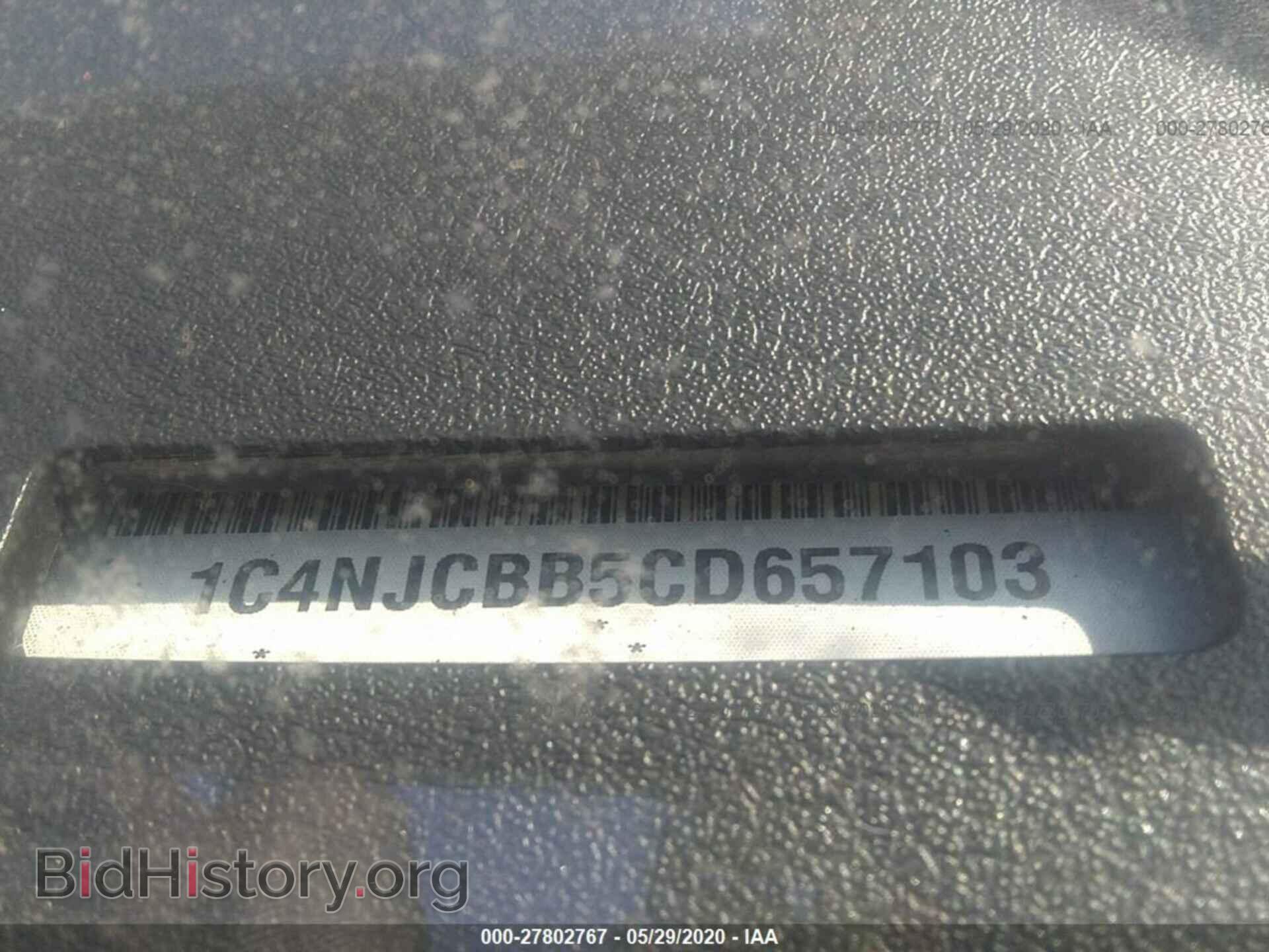 2012 JEEP COMPASS - VIN: 1C4NJCBB5CD657103 - Фото 9