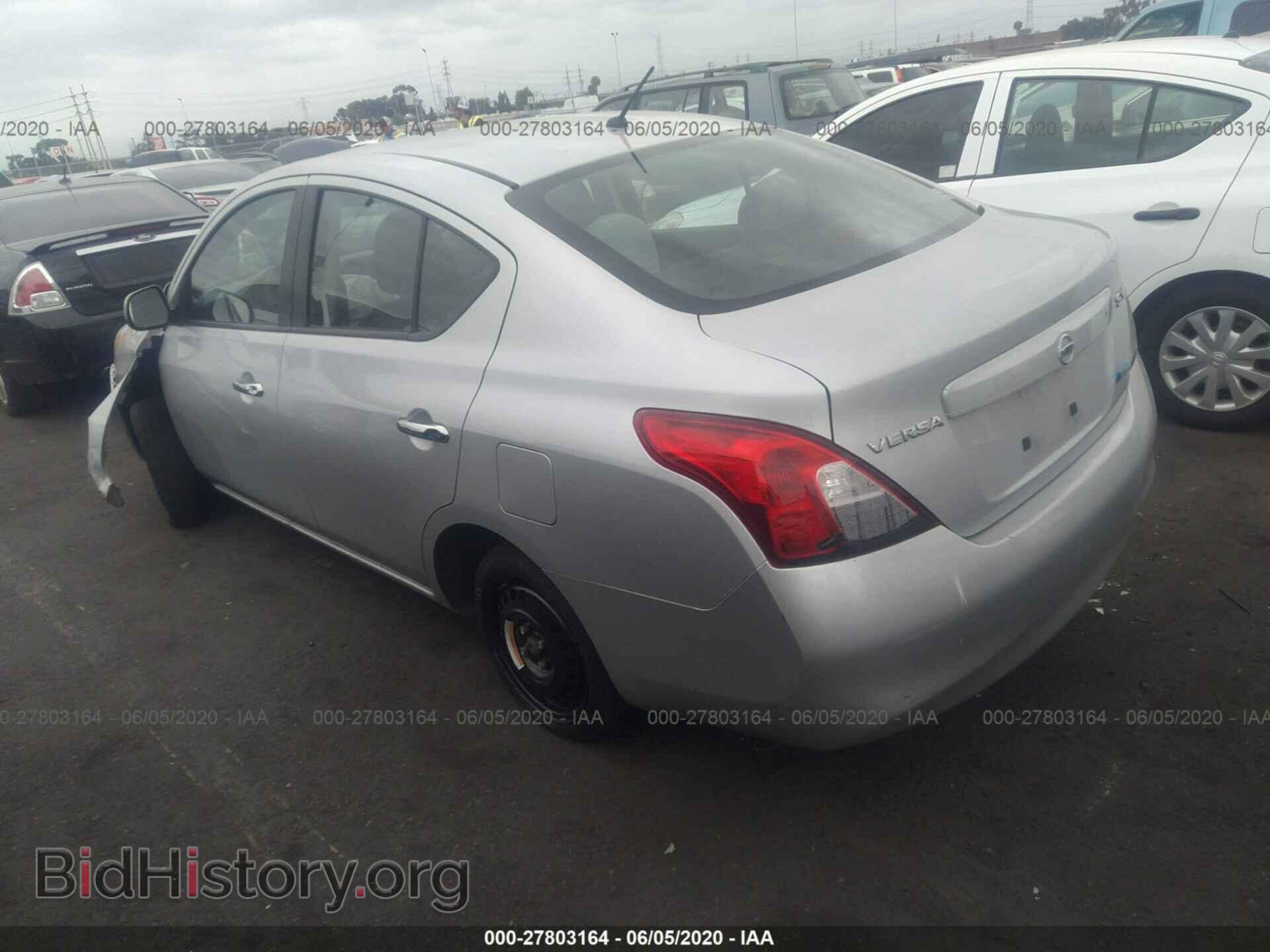 2012 NISSAN VERSA - VIN: 3N1CN7AP6CL939604 - Фото 3