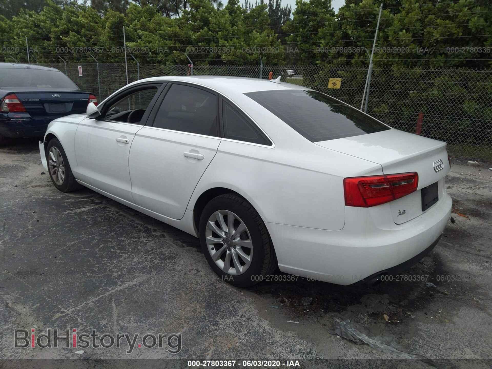 2013 AUDI A6 - VIN: WAUCFAFC6DN010525 - Фото 3