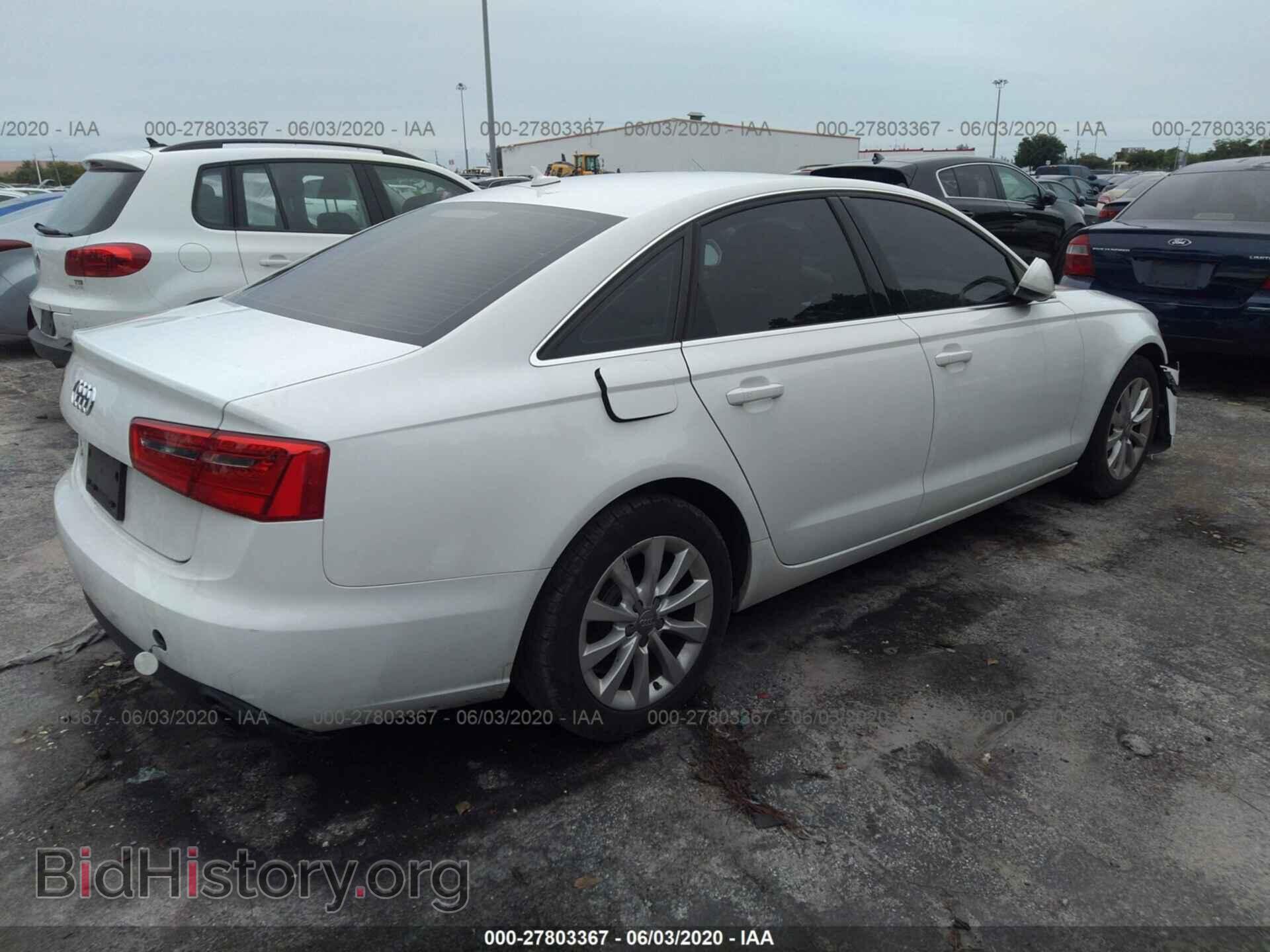 2013 AUDI A6 - VIN: WAUCFAFC6DN010525 - Фото 4