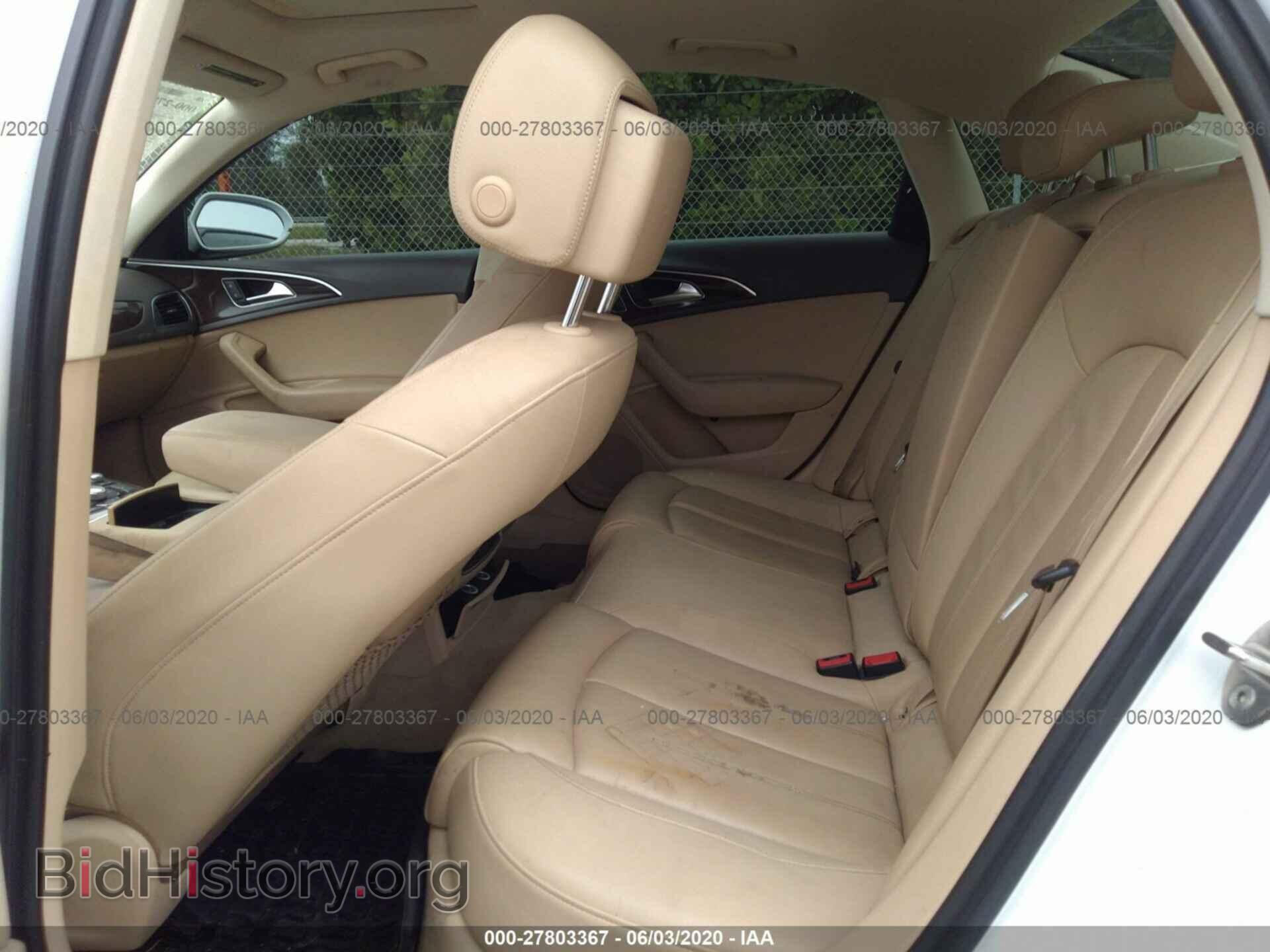2013 AUDI A6 - VIN: WAUCFAFC6DN010525 - Фото 8