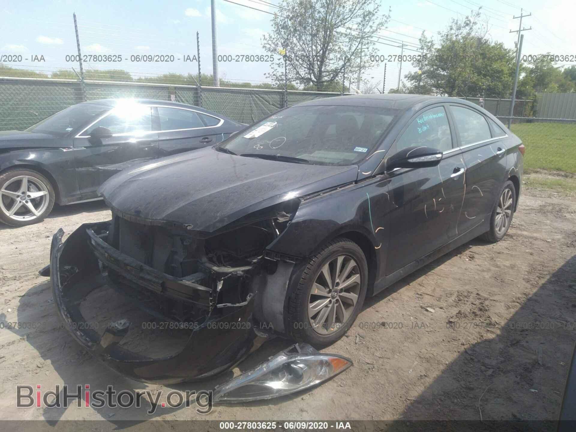 2014 HYUNDAI SONATA - VIN: 5NPEC4AC0EH891804 - Фото 2