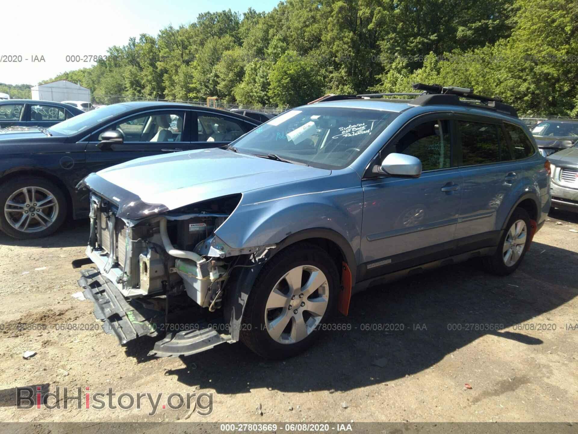 2011 SUBARU OUTBACK - VIN: 4S4BRBGC4B3412686 - Фото 2