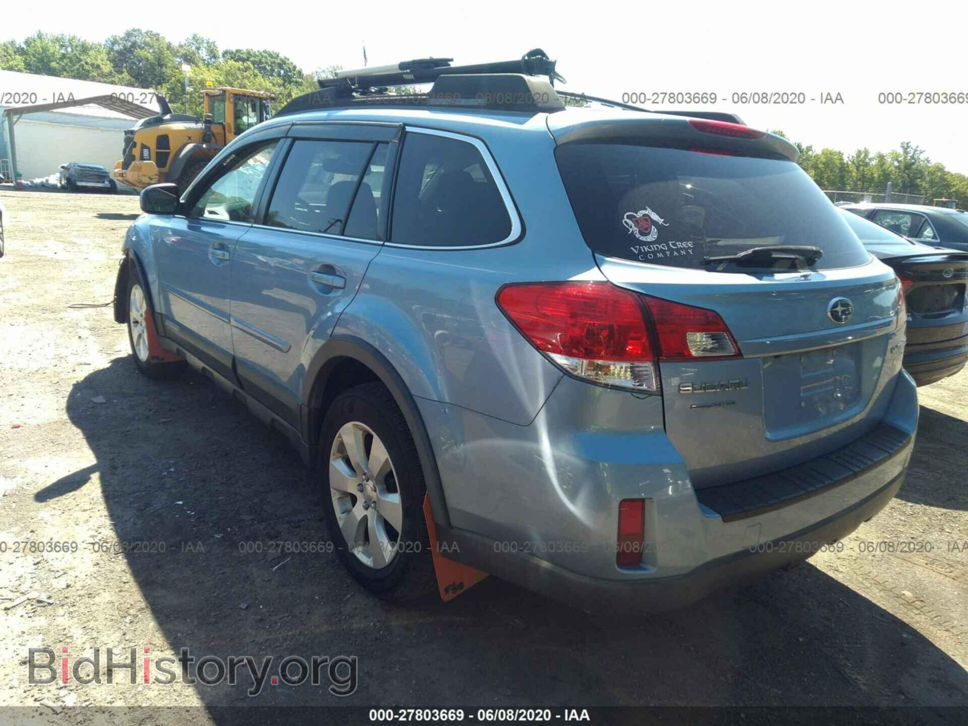 2011 SUBARU OUTBACK - VIN: 4S4BRBGC4B3412686 - Фото 3