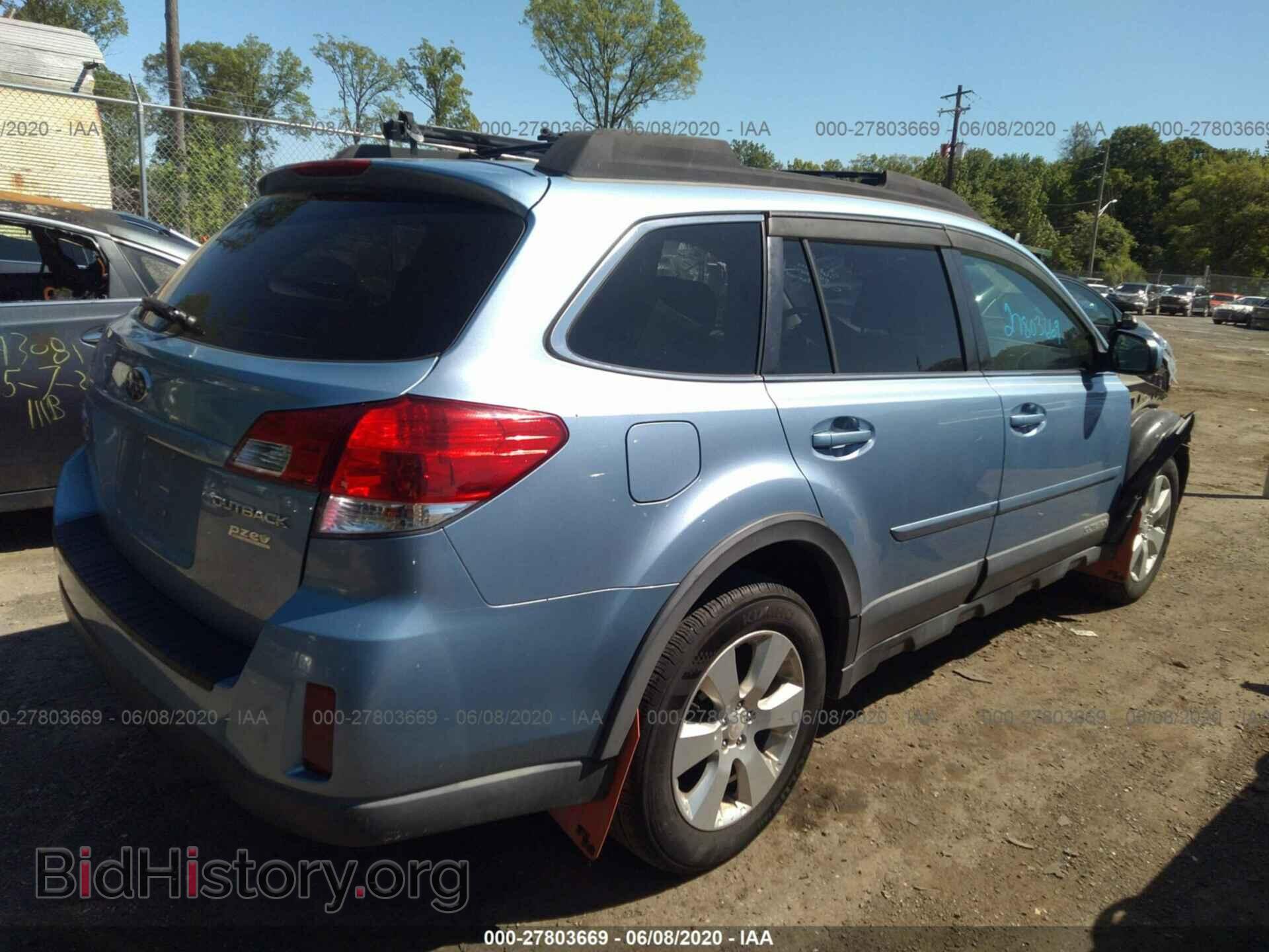 2011 SUBARU OUTBACK - VIN: 4S4BRBGC4B3412686 - Фото 4