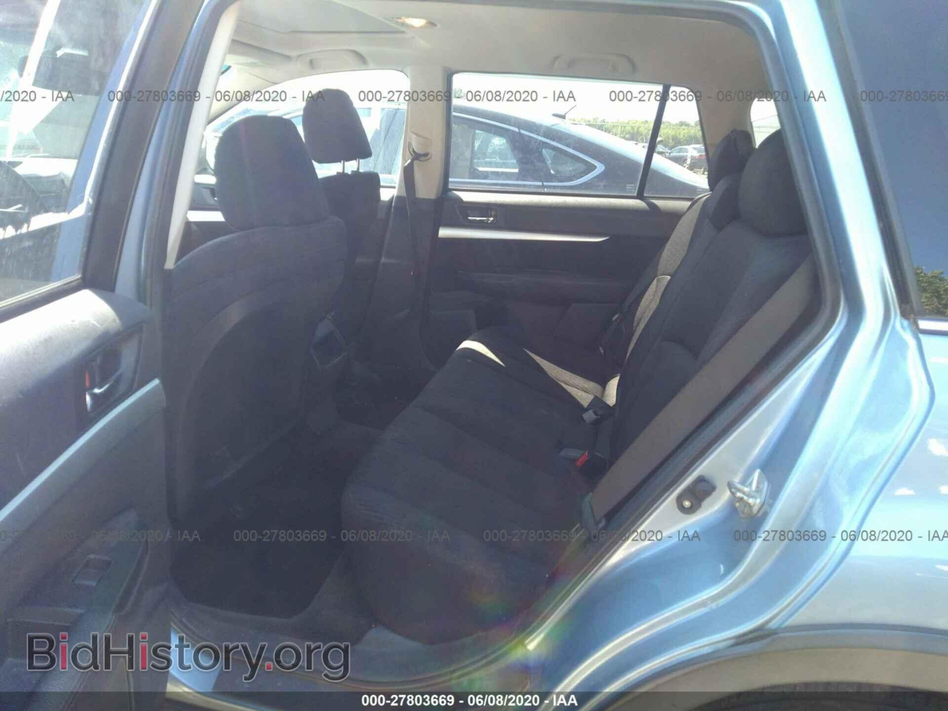 2011 SUBARU OUTBACK - VIN: 4S4BRBGC4B3412686 - Фото 8
