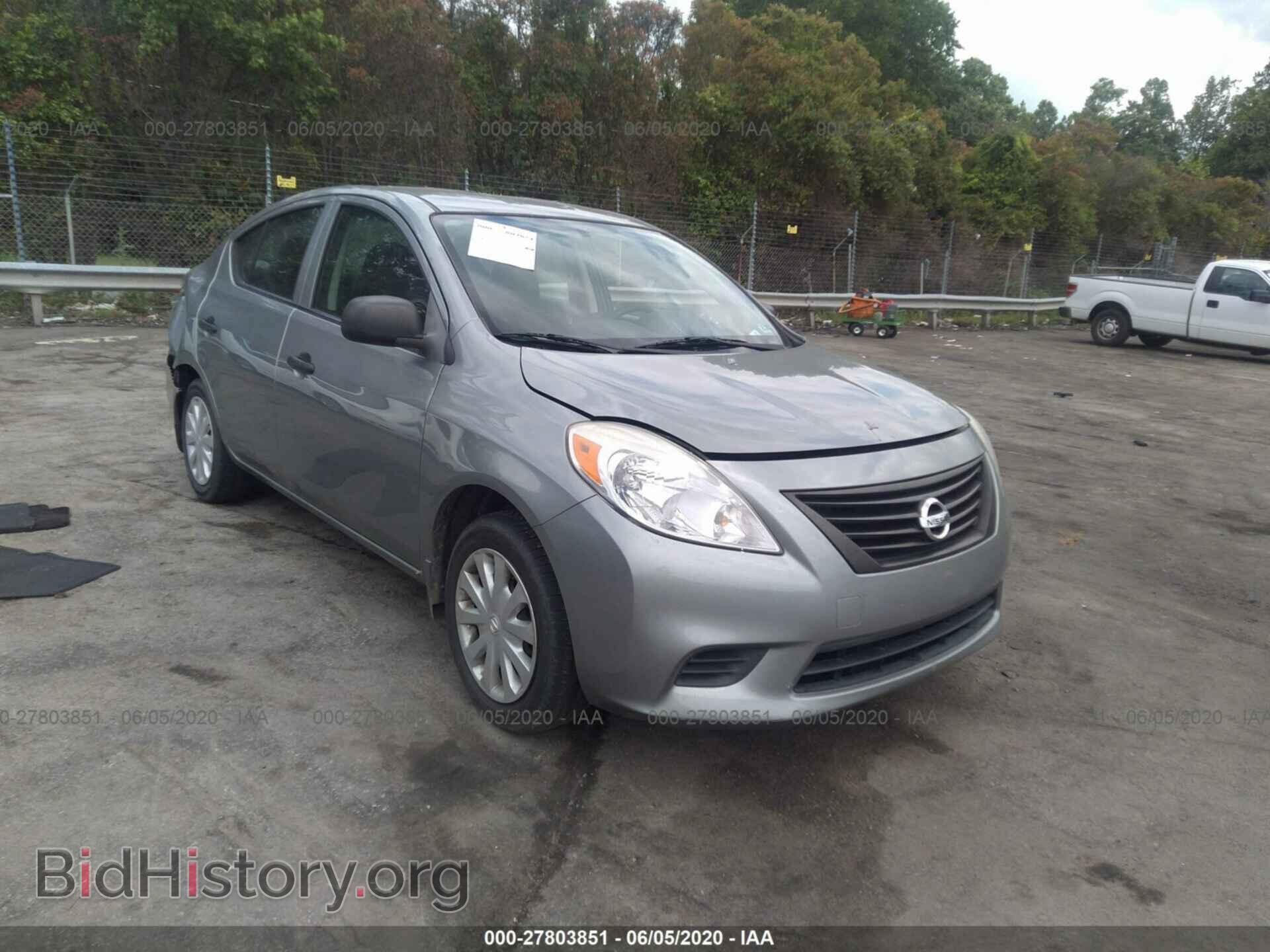 Фотография 3N1CN7APXCL844012 - NISSAN VERSA 2012