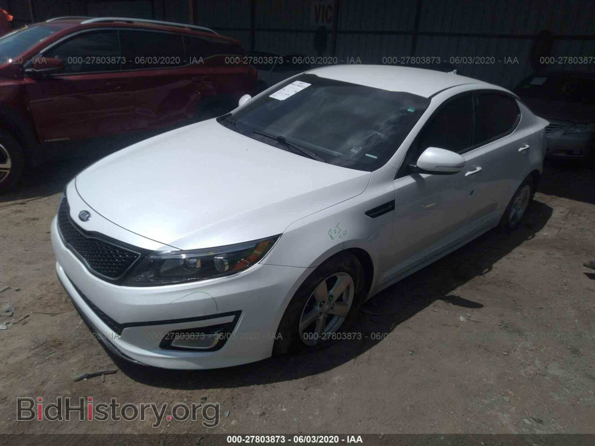 2015 KIA OPTIMA - VIN: KNAGM4A74F5584921 - Фото 2