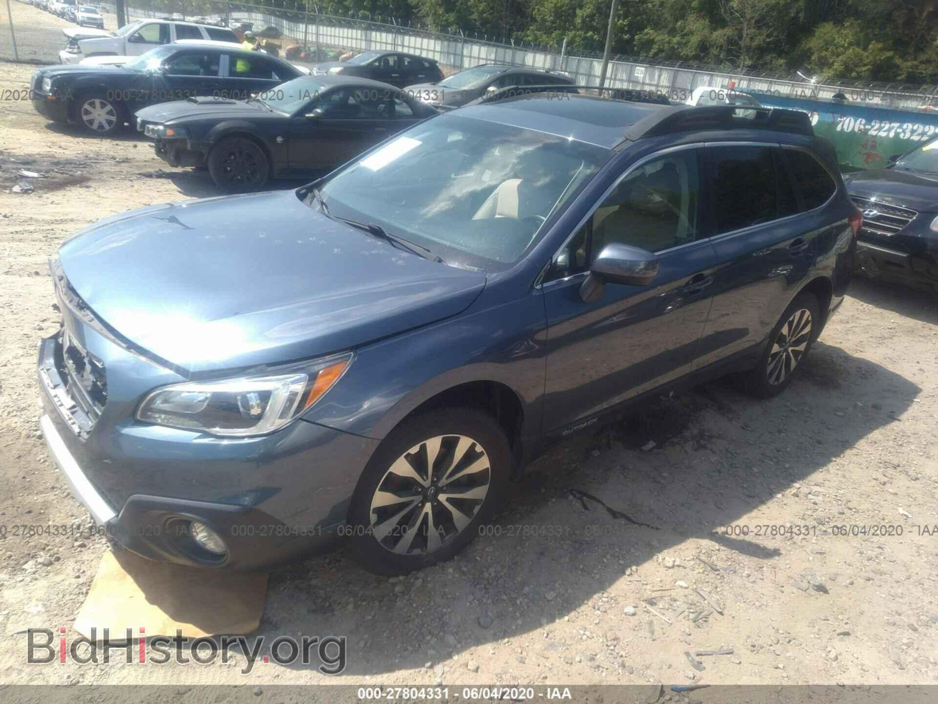 2017 SUBARU OUTBACK - VIN: 4S4BSANC1H3309512 - Фото 2