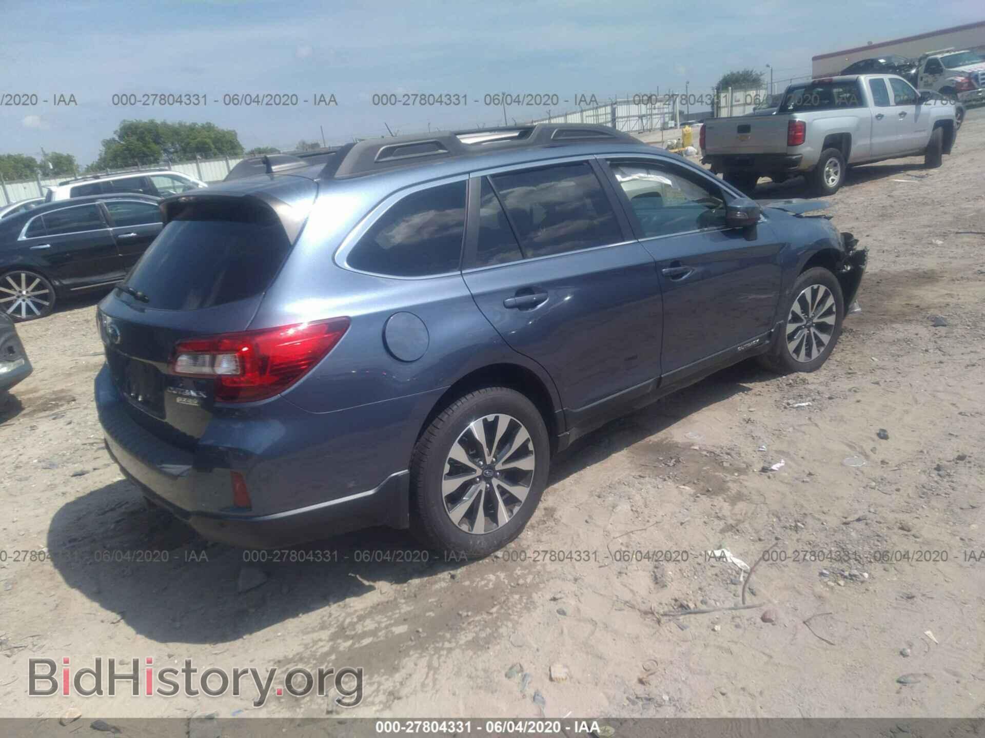 2017 SUBARU OUTBACK - VIN: 4S4BSANC1H3309512 - Фото 4