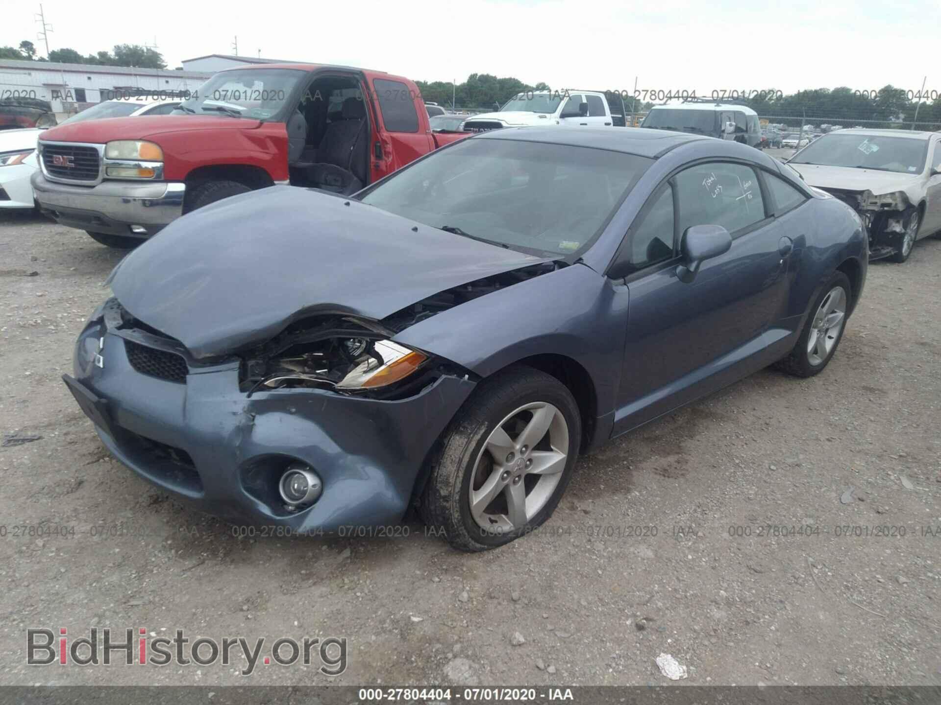 2007 MITSUBISHI ECLIPSE - VIN: 4A3AK24F27E052121 - Фото 2