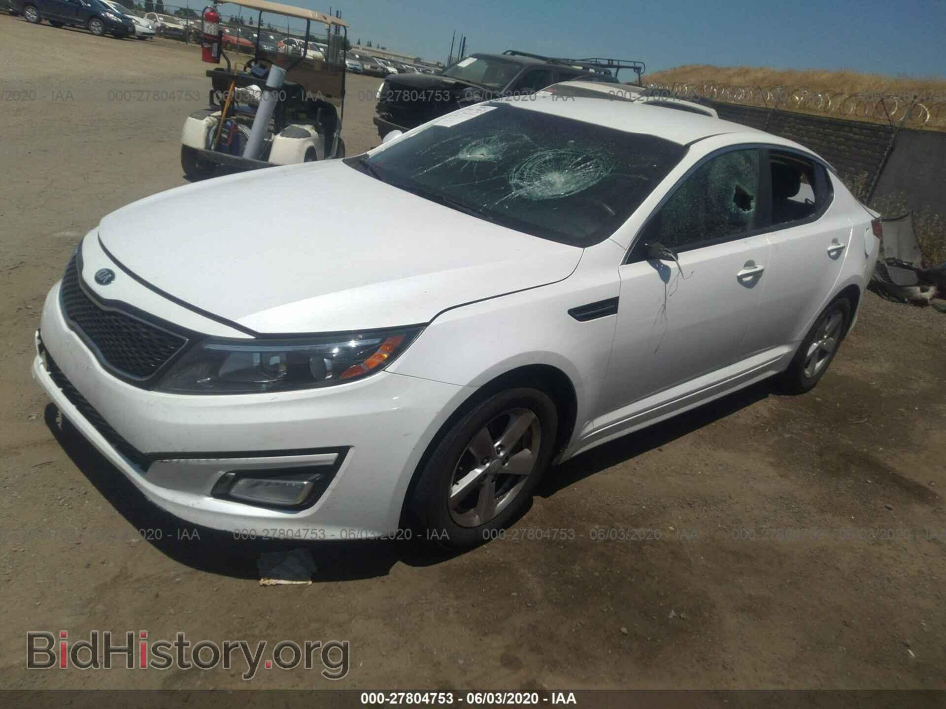 2015 KIA OPTIMA - VIN: KNAGM4A73F5631453 - Photo 2