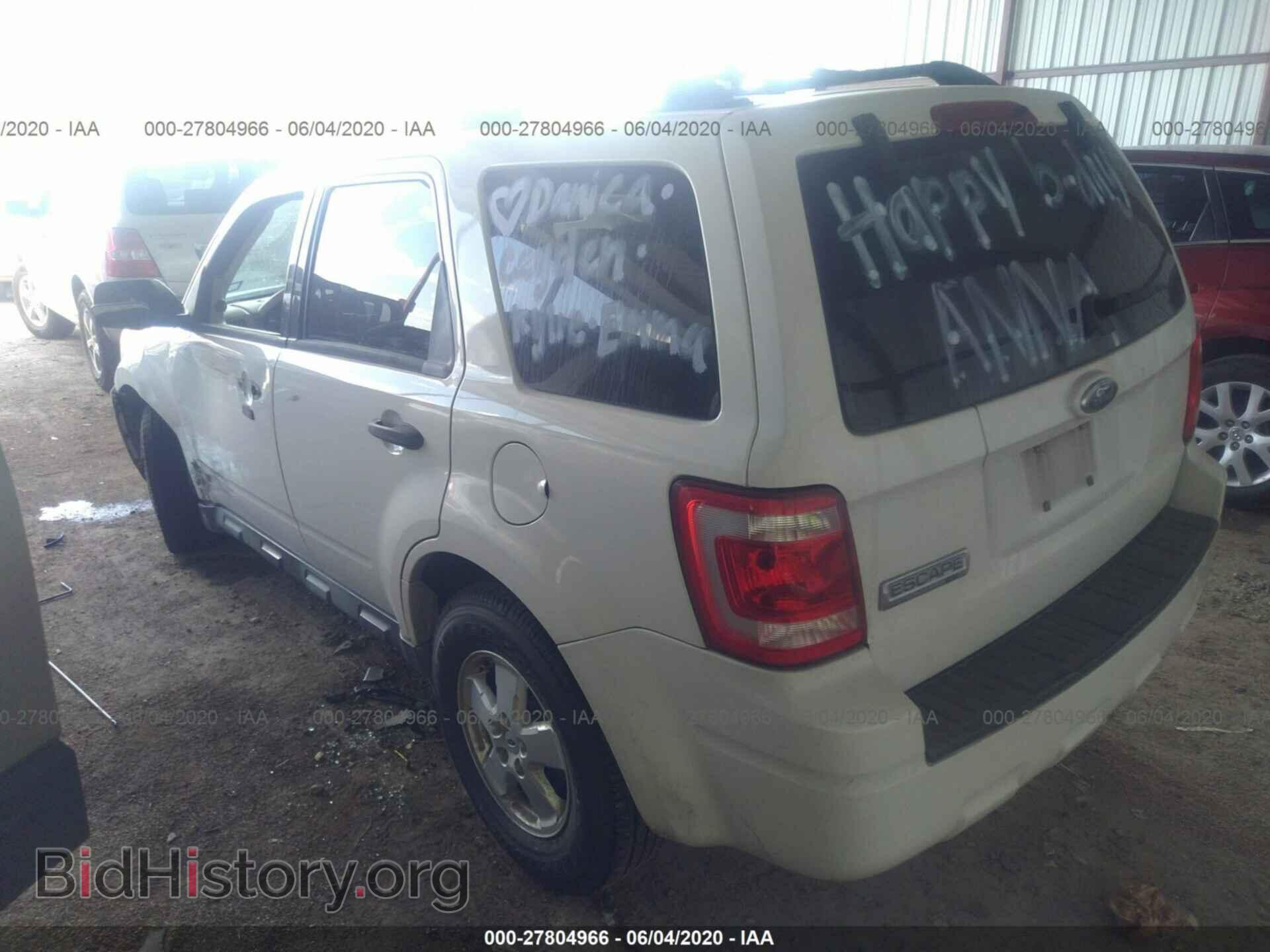 2009 FORD ESCAPE - VIN: 1FMCU03799KA15443 - Фото 3