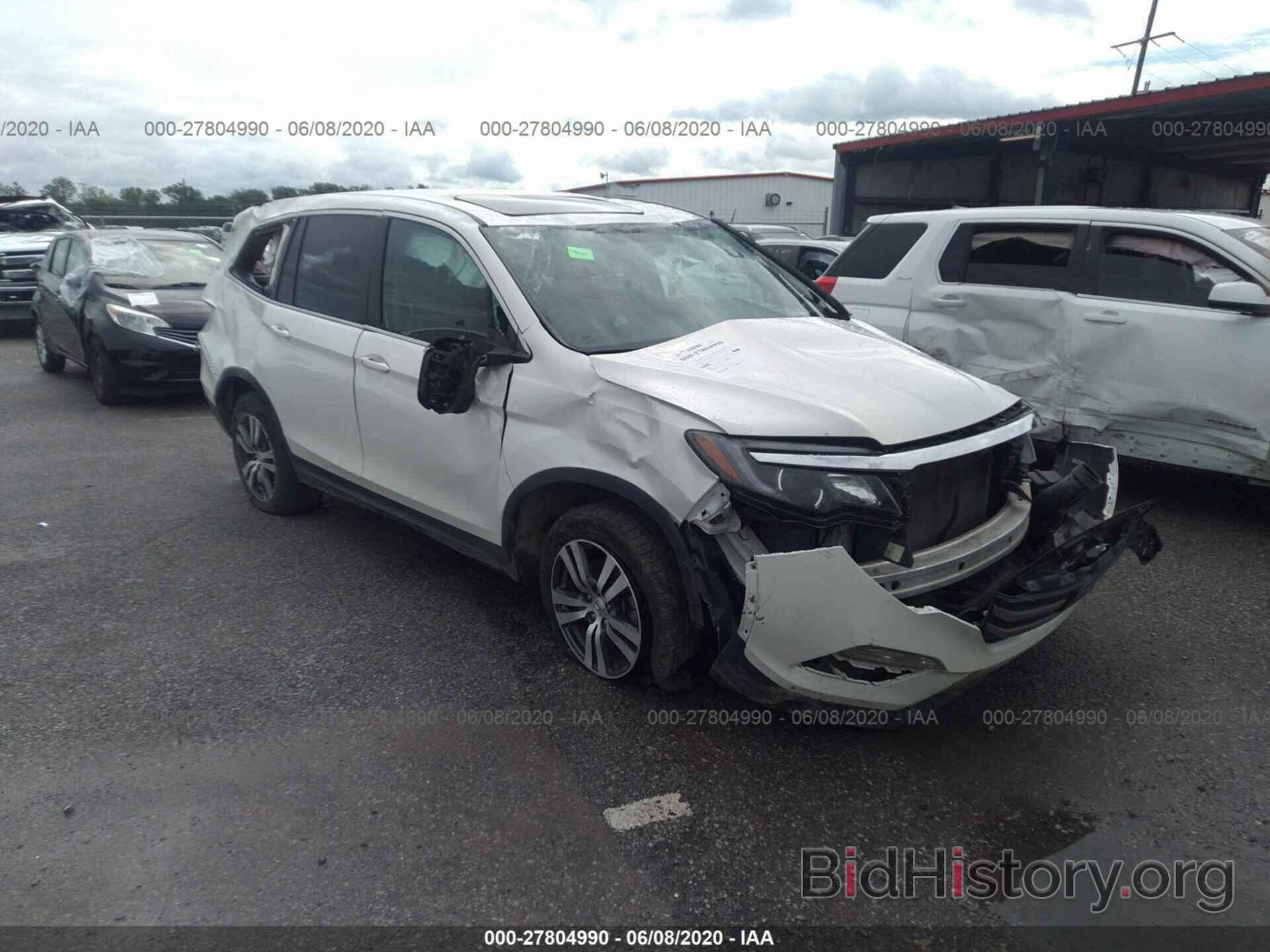 Photo 5FNYF5H50GB021702 - HONDA PILOT 2016