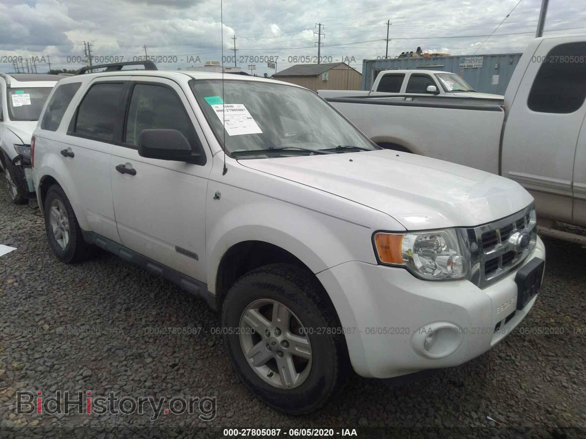Photo 1FMCU59H08KA30490 - FORD ESCAPE 2008