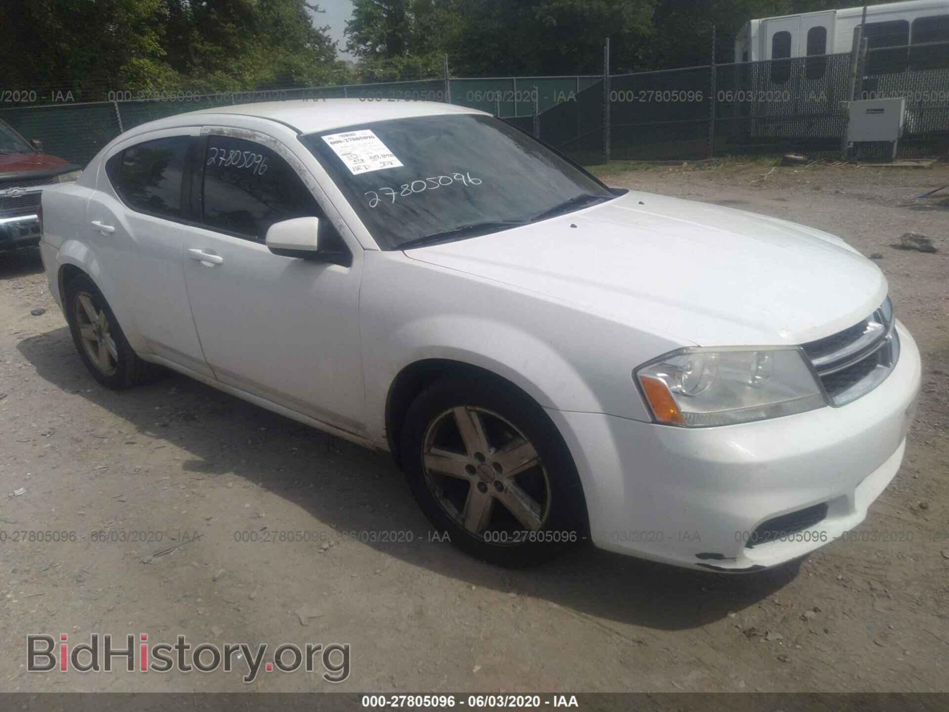 Photo 1C3CDZCB2CN213675 - DODGE AVENGER 2012