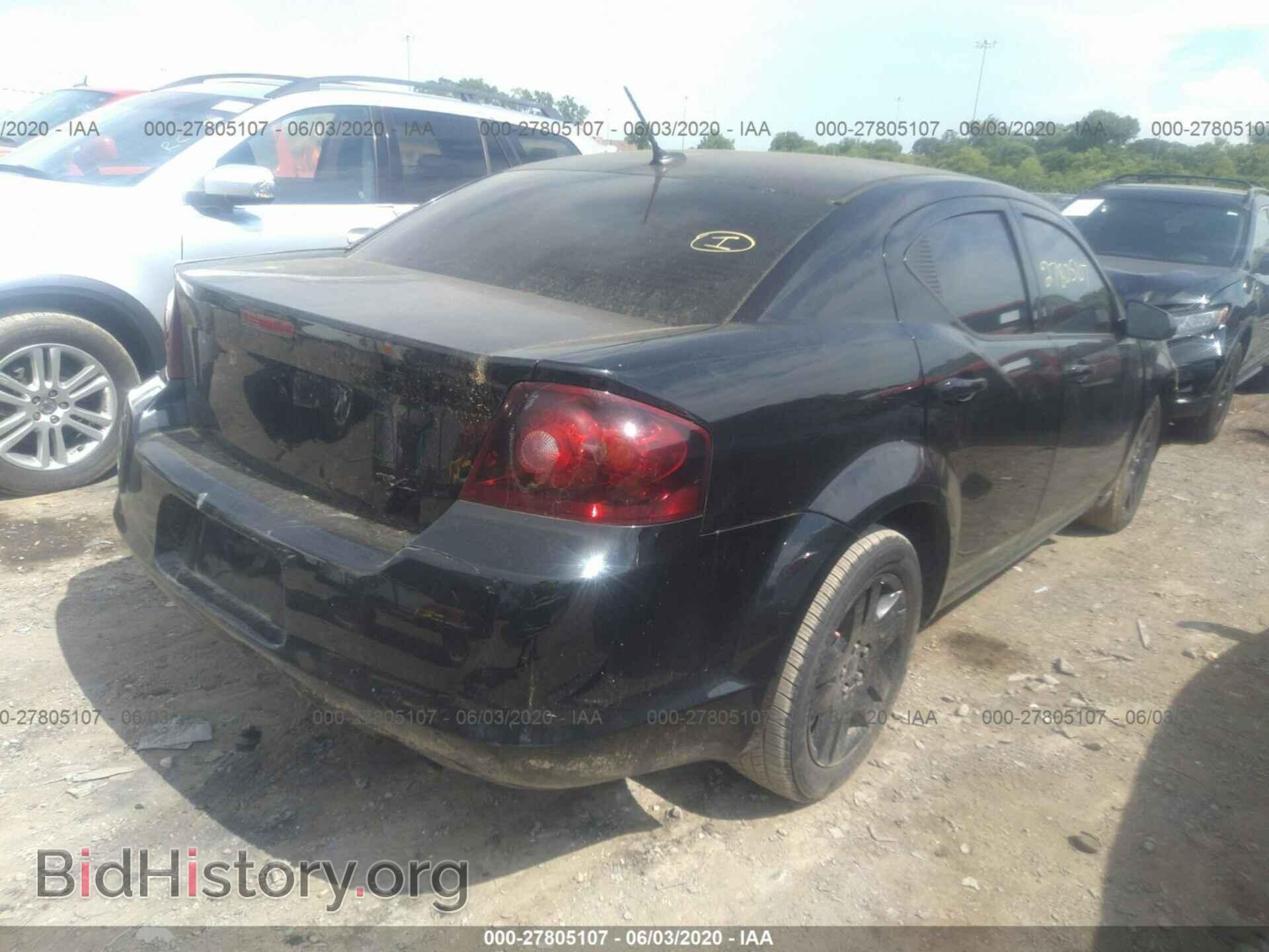 2011 DODGE AVENGER - VIN: 1B3BD4FB4BN546644 - Фото 4