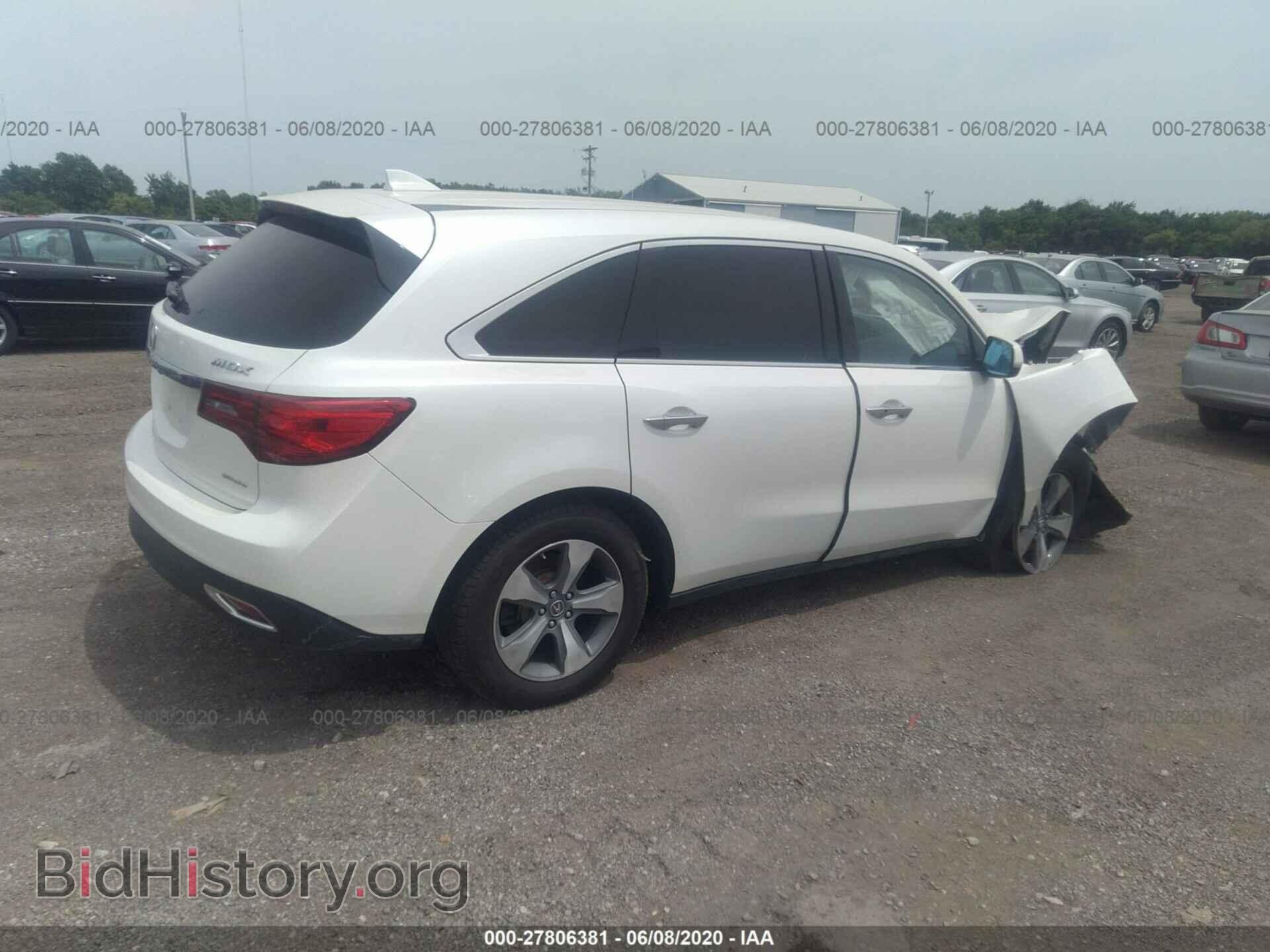 2014 ACURA MDX - VIN: 5FRYD4H20EB028537 - Фото 4