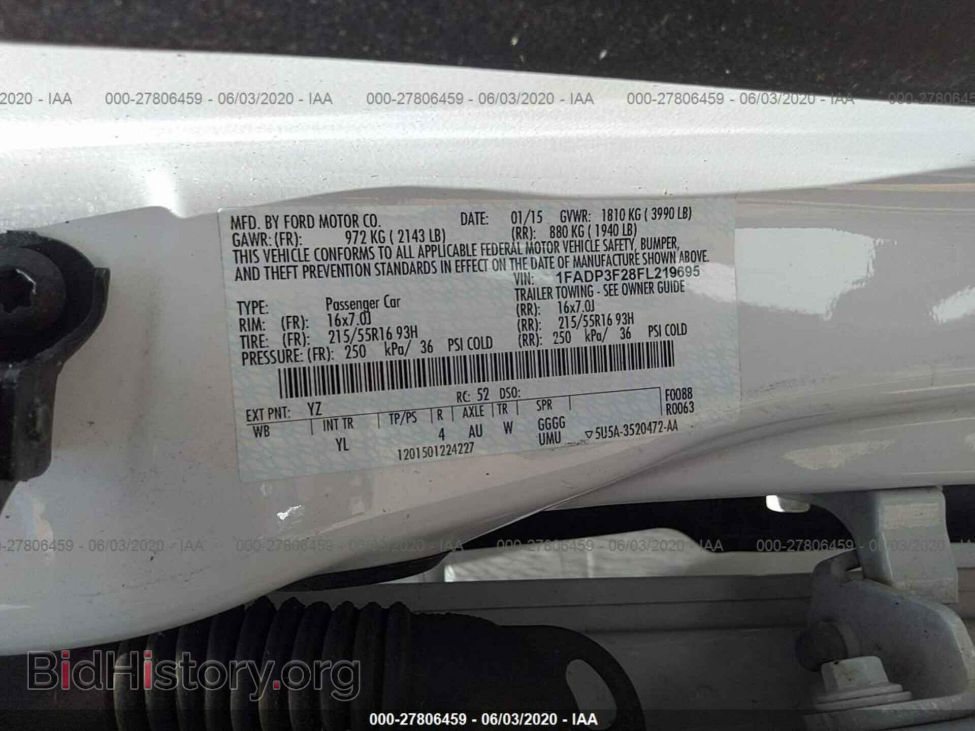 2015 FORD FOCUS - VIN: 1FADP3F28FL219695 - Photo 9