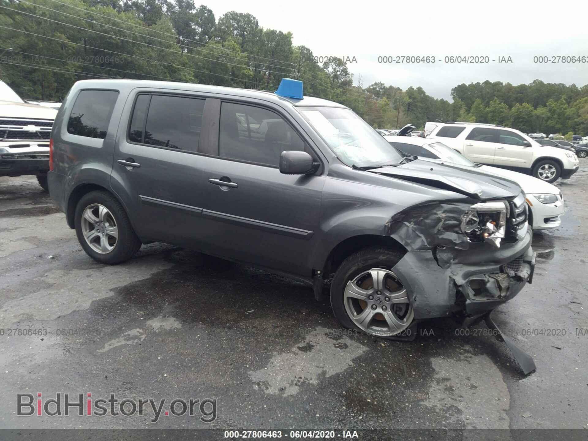 Photo 5FNYF3H57DB022250 - HONDA PILOT 2013