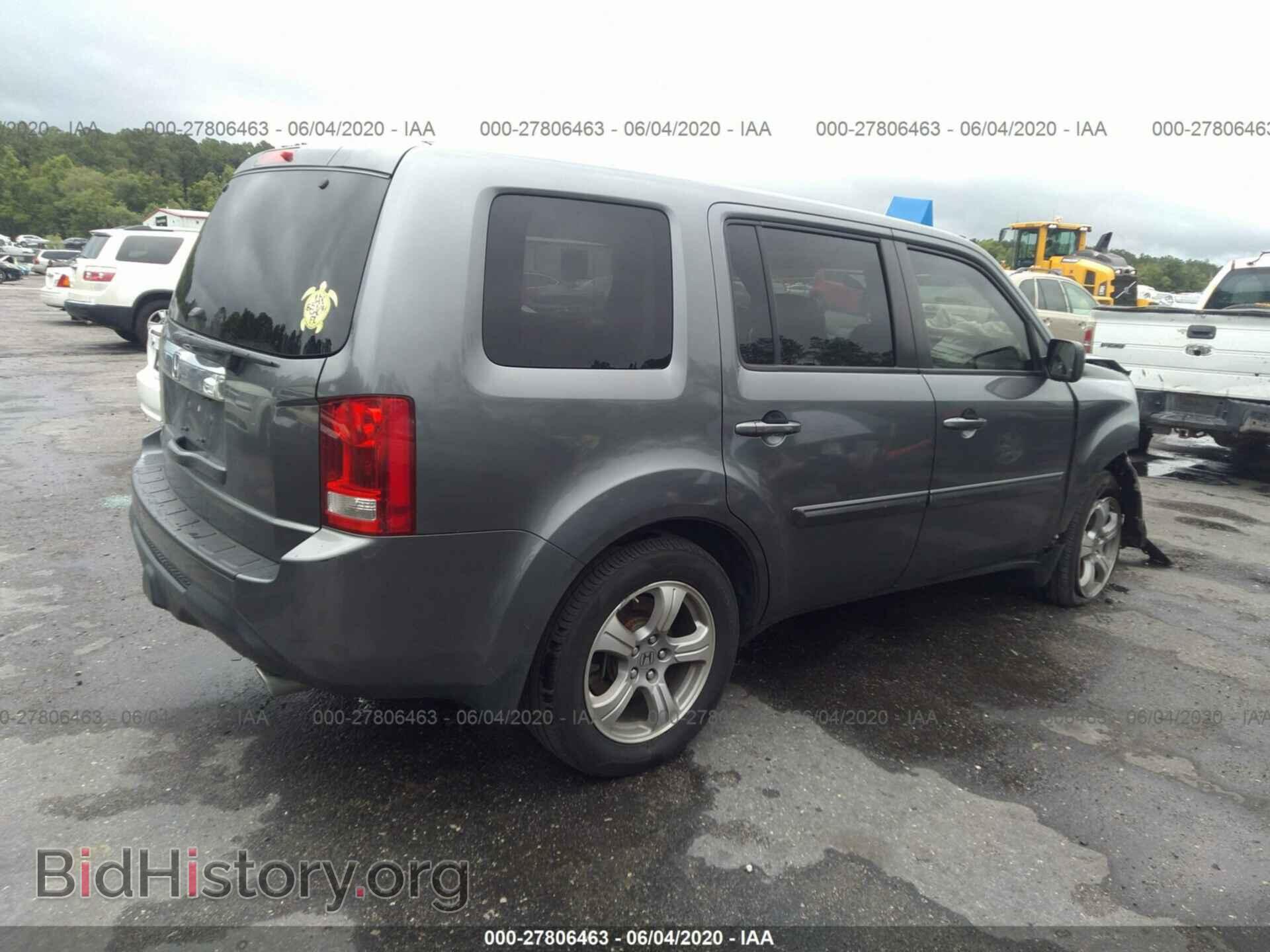 2013 HONDA PILOT - VIN: 5FNYF3H57DB022250 - Фото 4