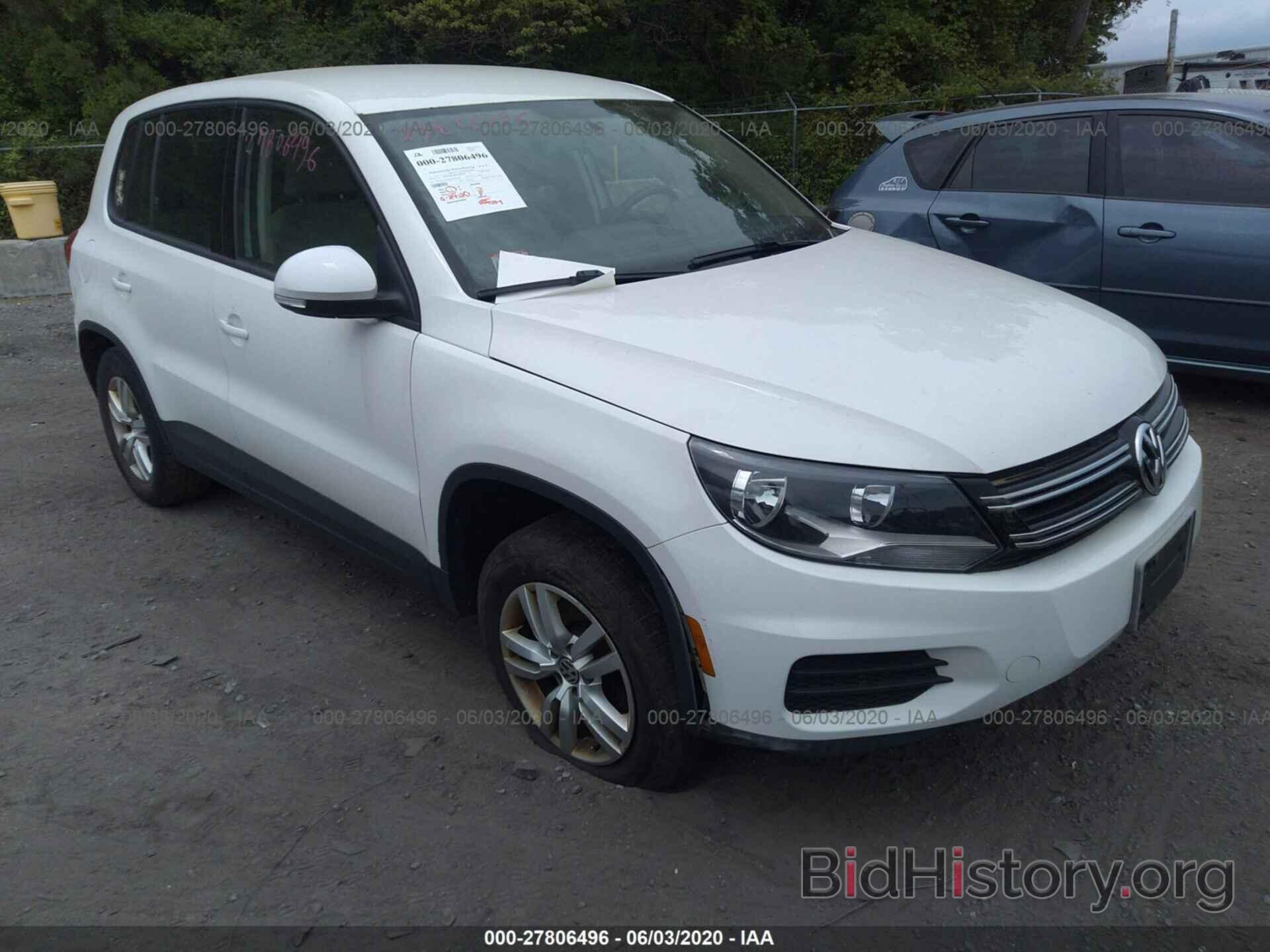 Photo WVGAV7AX2CW579564 - VOLKSWAGEN TIGUAN 2012