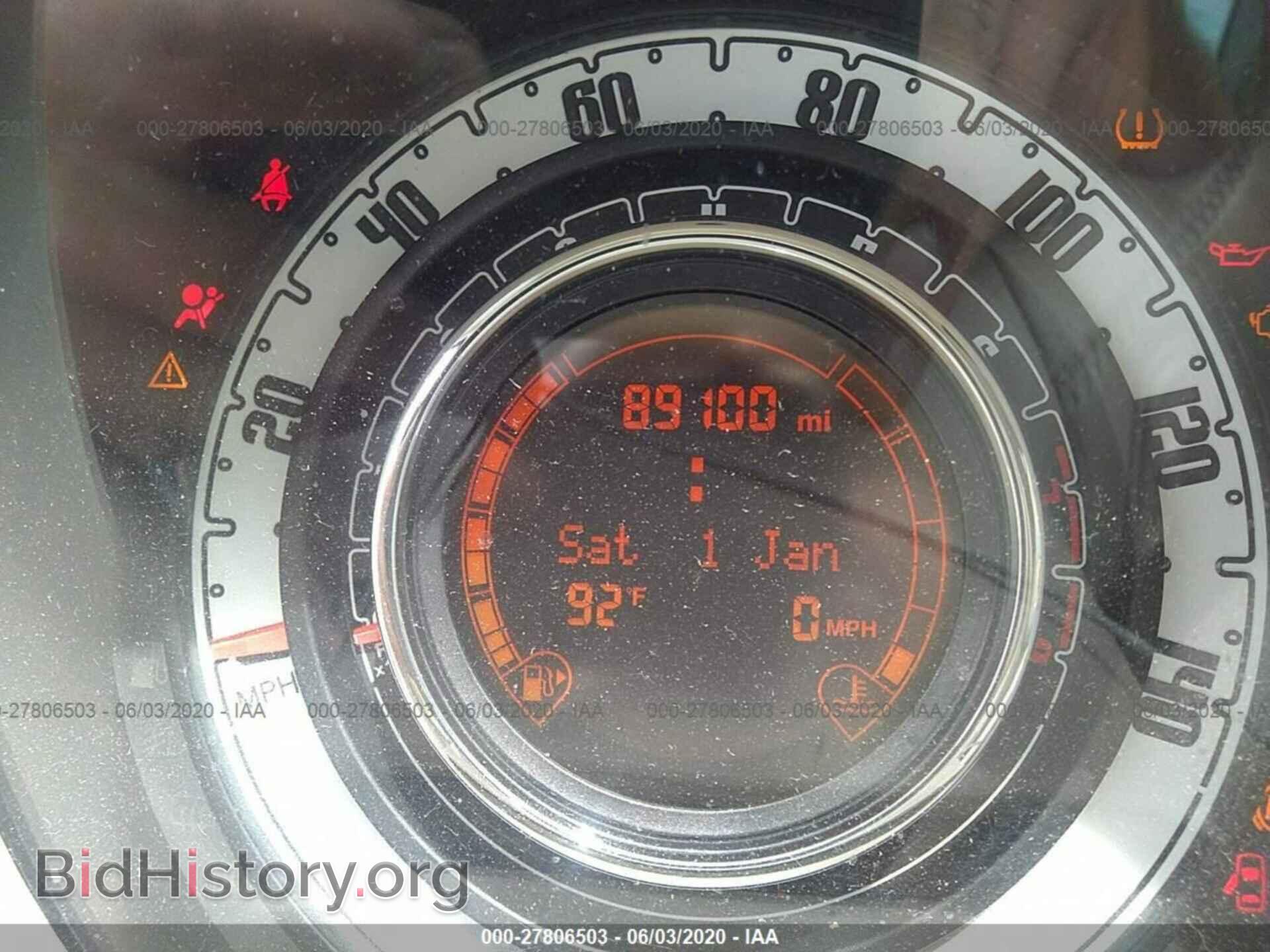 2012 FIAT 500 - VIN: 3C3CFFAR2CT385309 - Фото 7
