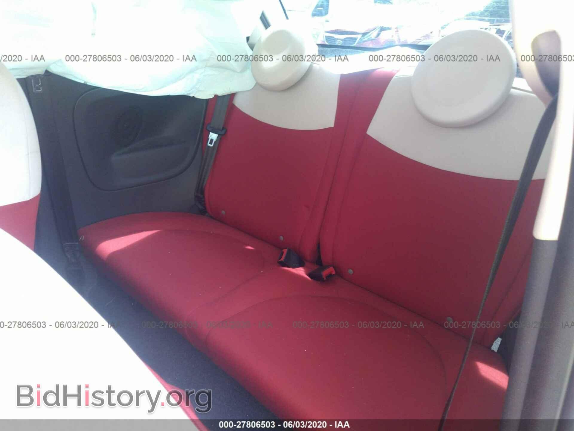 2012 FIAT 500 - VIN: 3C3CFFAR2CT385309 - Фото 8