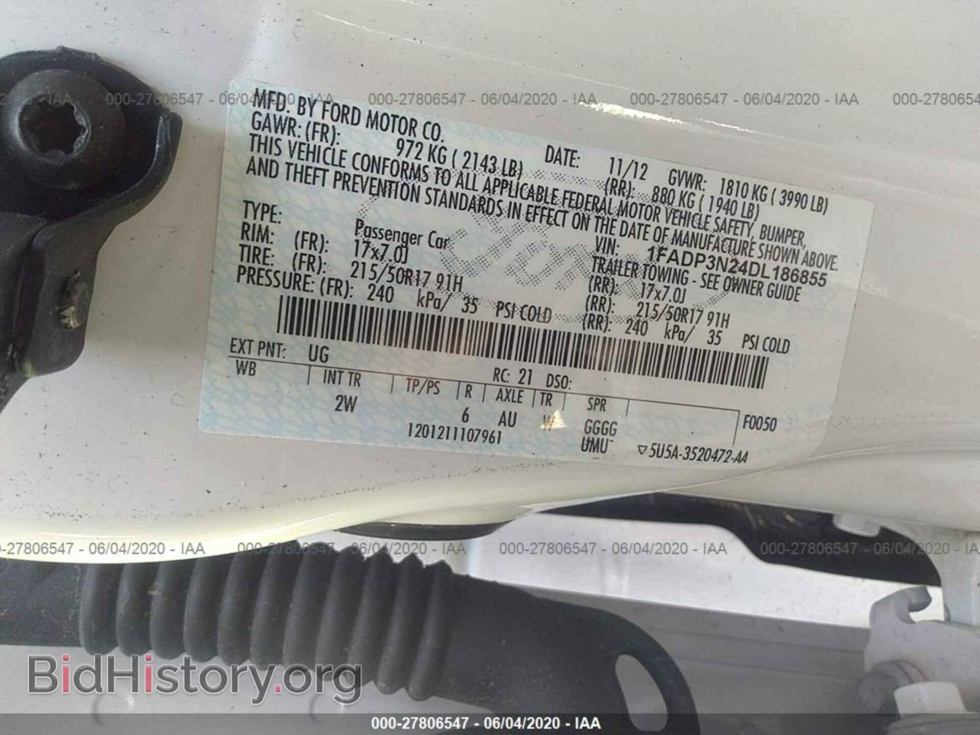 2013 FORD FOCUS - VIN: 1FADP3N24DL186855 - Photo 9