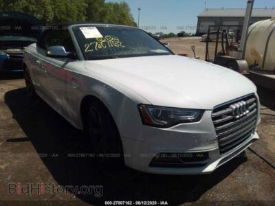 2016 Audi S5 Premium Plus, белый — VIN WAUC4AFH1GN010793, IAAI