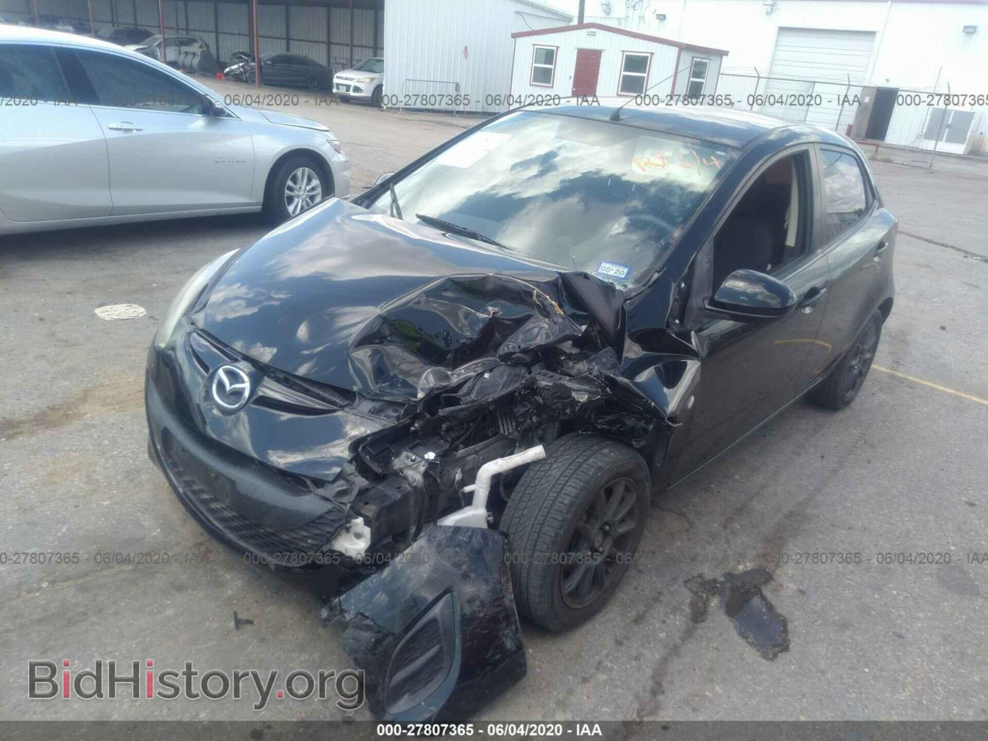2012 MAZDA MAZDA2 - VIN: JM1DE1KY7C0147934 - Фото 2