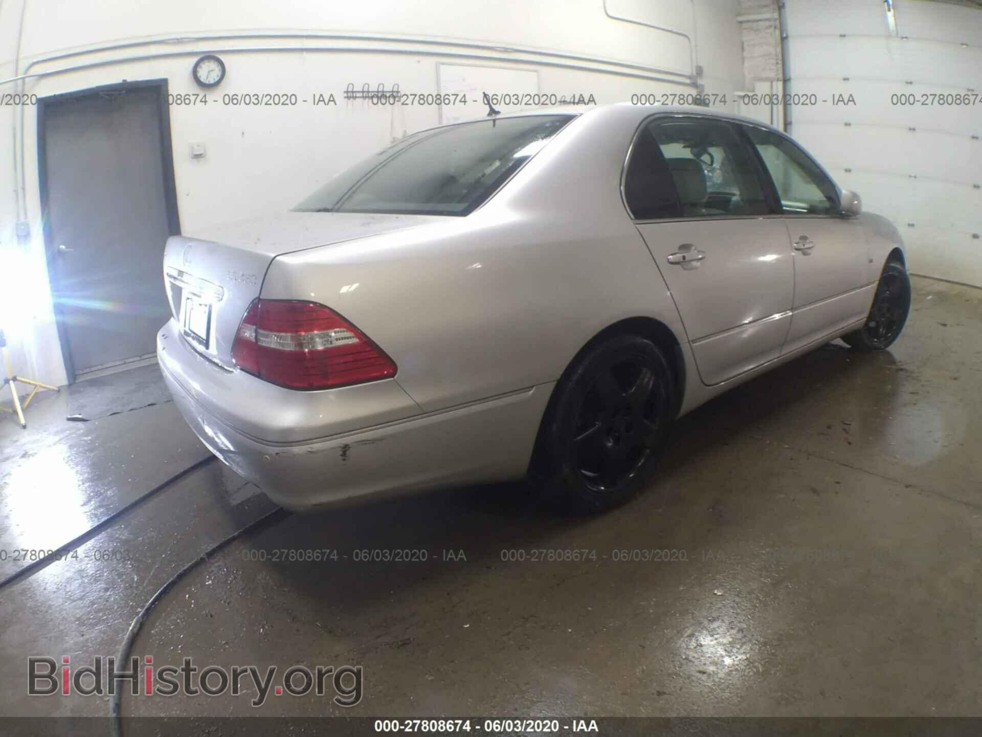 2004 LEXUS LS - VIN: JTHBN36F140143857 - Фото 4