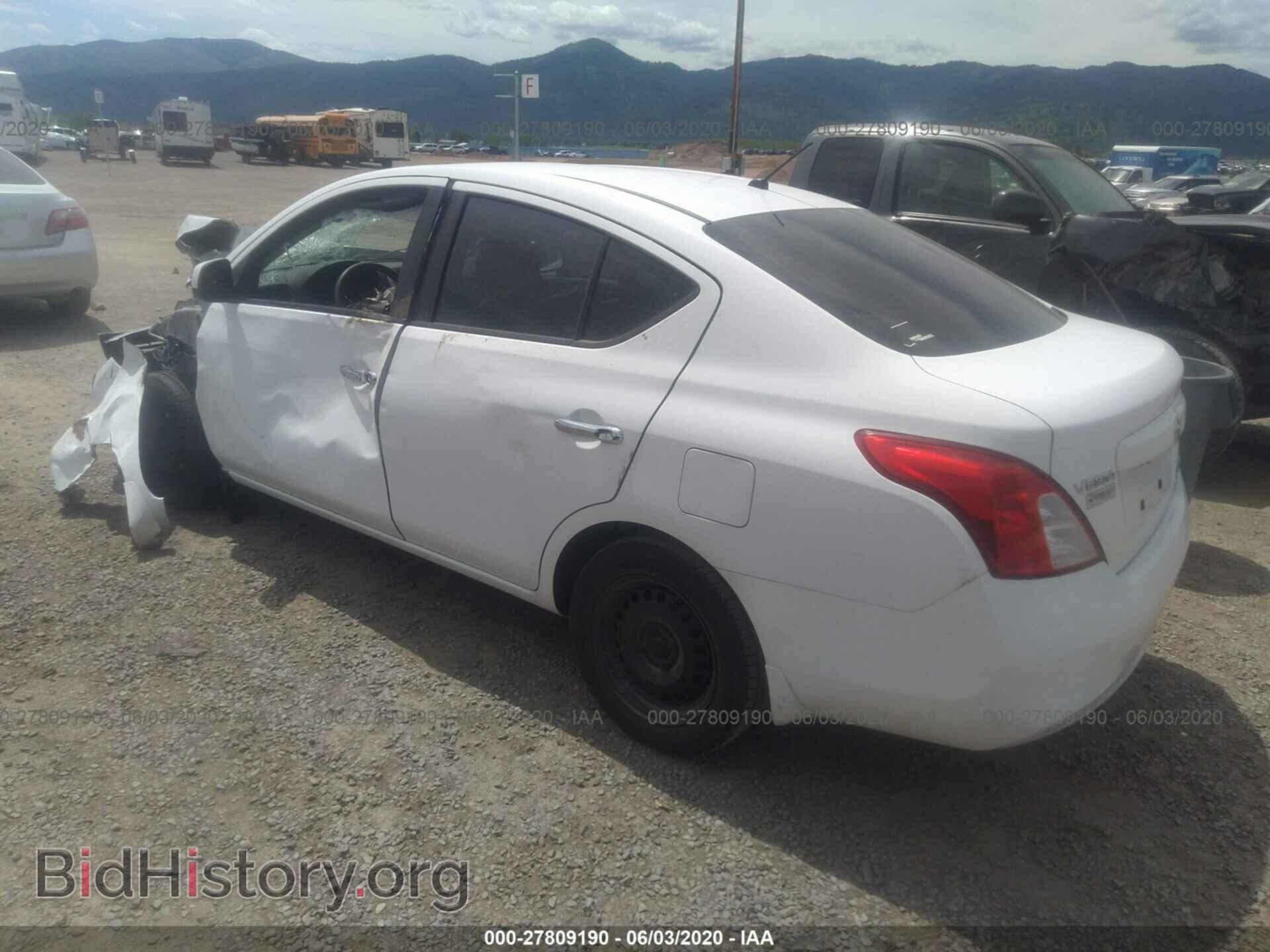 2012 NISSAN VERSA - VIN: 3N1CN7AP1CL906851 - Фото 3