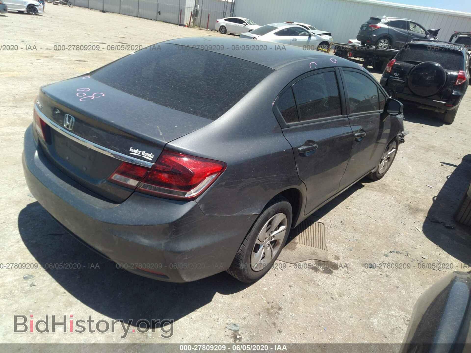 2013 HONDA CIVIC - VIN: 2HGFB2F56DH562474 - Фото 4