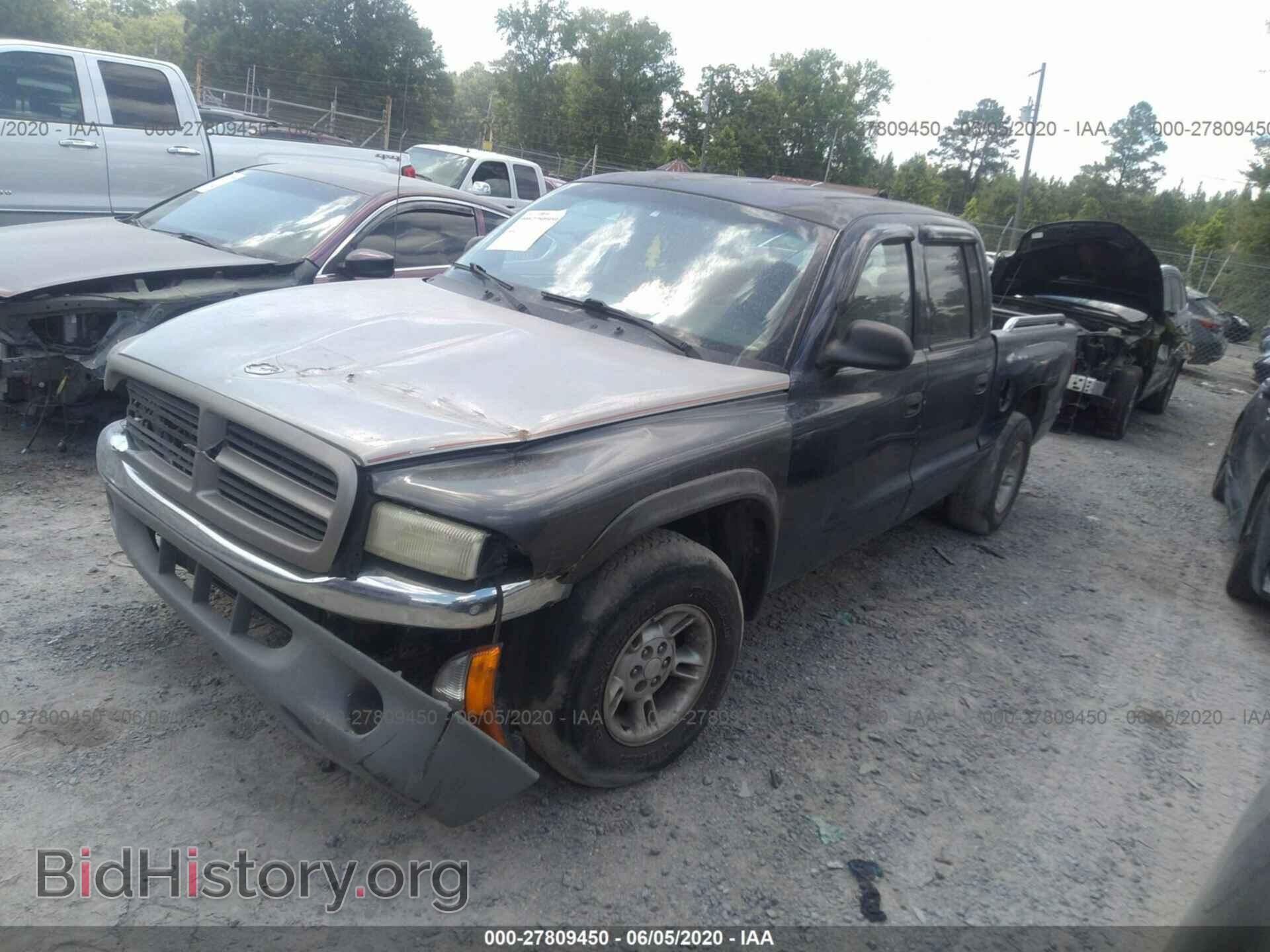 2001 DODGE DAKOTA - VIN: 1B7HL2AX11S267686 - Фото 2