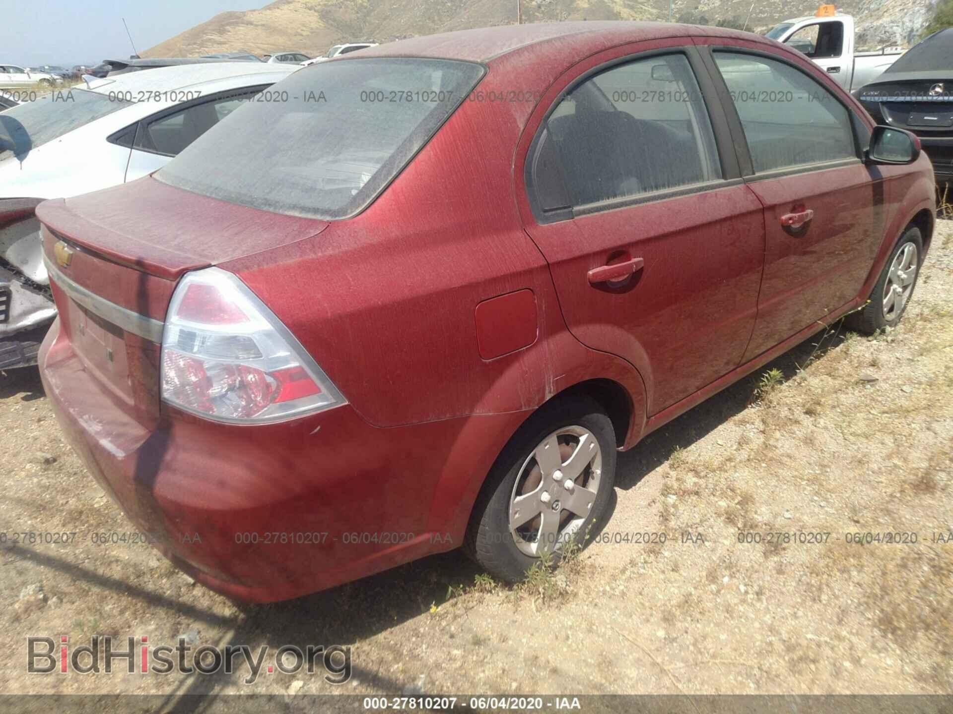 2011 CHEVROLET AVEO - VIN: KL1TD5DE9BB219946 - Фото 4