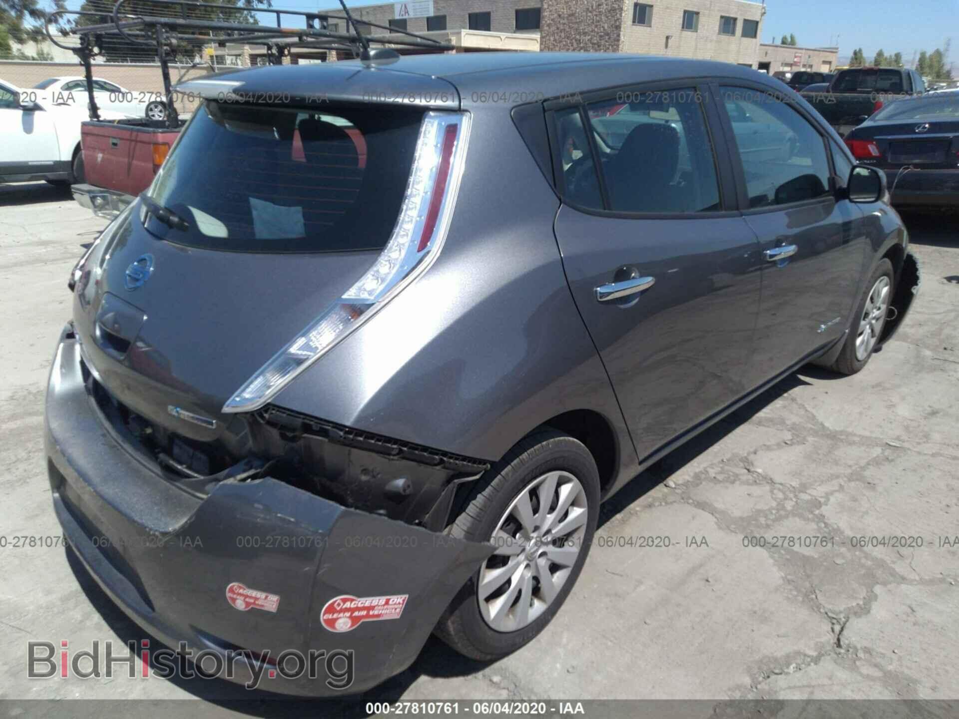 2016 NISSAN LEAF - VIN: 1N4AZ0CP2GC303038 - Фото 4