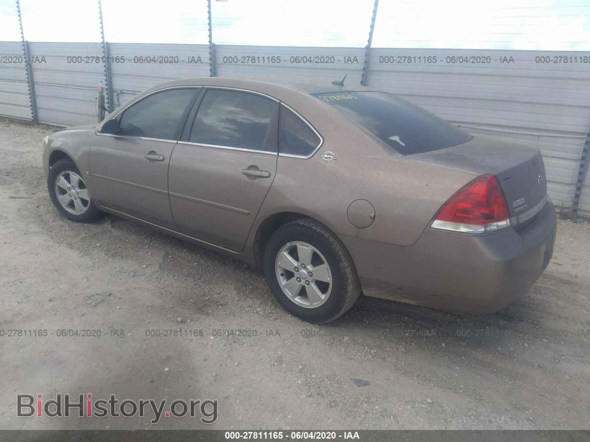 2007 CHEVROLET IMPALA - VIN: 2G1WT58K479136192 - Фото 3