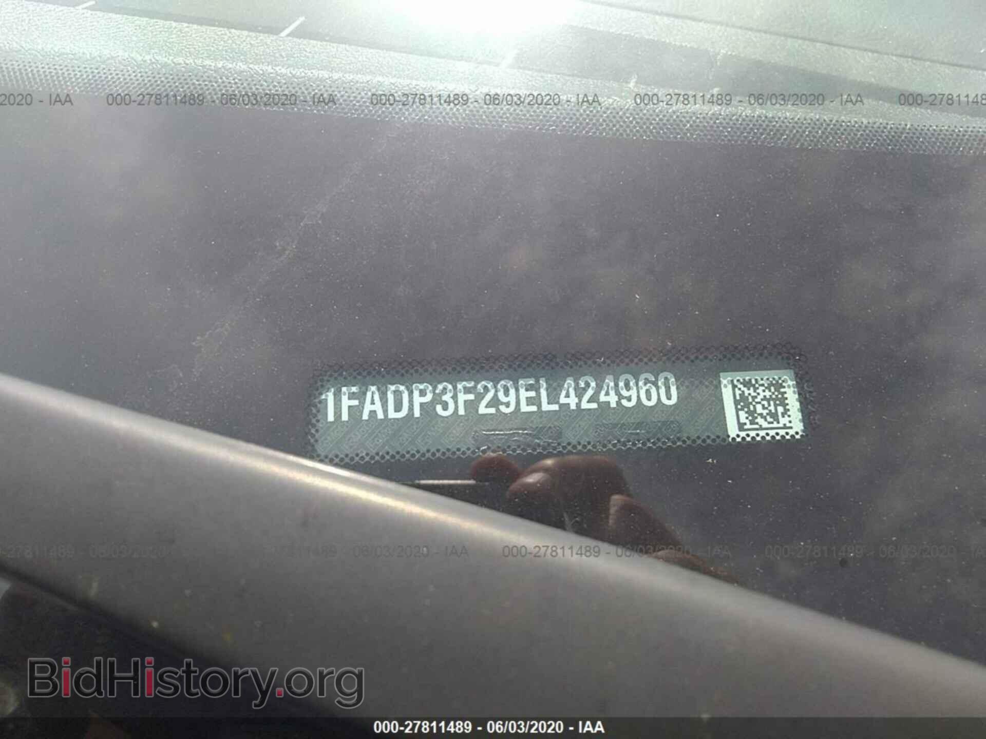 2014 FORD FOCUS - VIN: 1FADP3F29EL424960 - Фото 9