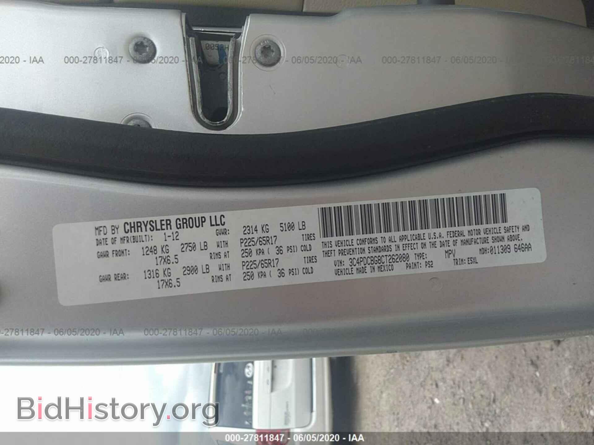 2012 DODGE JOURNEY - VIN: 3C4PDCBG8CT262080 - Photo 9