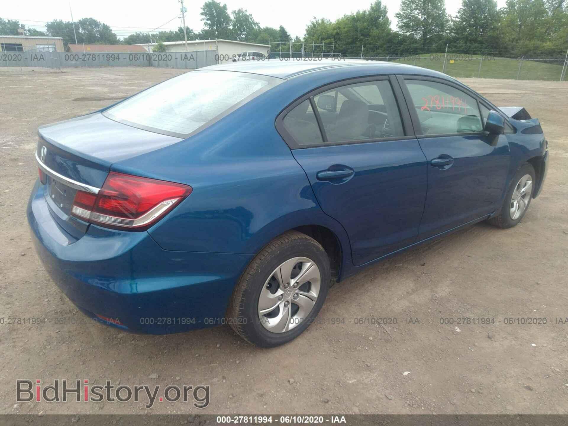 2013 HONDA CIVIC - VIN: 19XFB2F51DE073894 - Фото 4